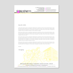 Stationery Design by Unik Media for Frauenärzte Frauenfeld | Design: #30920907