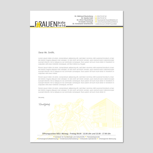 Stationery Design by Unik Media for Frauenärzte Frauenfeld | Design: #30920908
