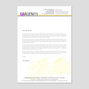 Stationery Design by Unik Media for Frauenärzte Frauenfeld | Design: #30920909