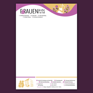 Stationery Design by Bidita Saha for Frauenärzte Frauenfeld | Design: #30917341