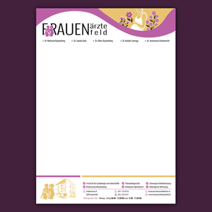 Stationery Design by Bidita Saha for Frauenärzte Frauenfeld | Design: #30917397