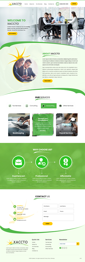 Wordpress Design by pb for this project | Design: #30931116