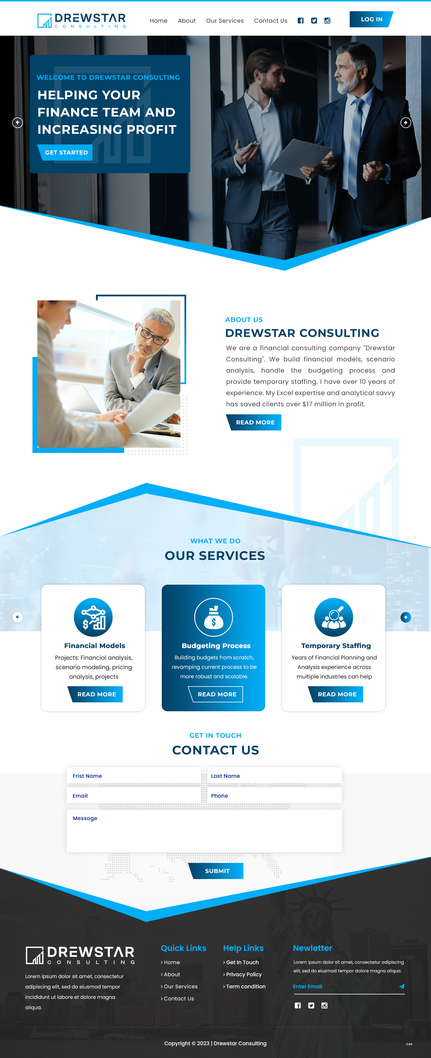 Web Design by pb for this project | Design #30931060