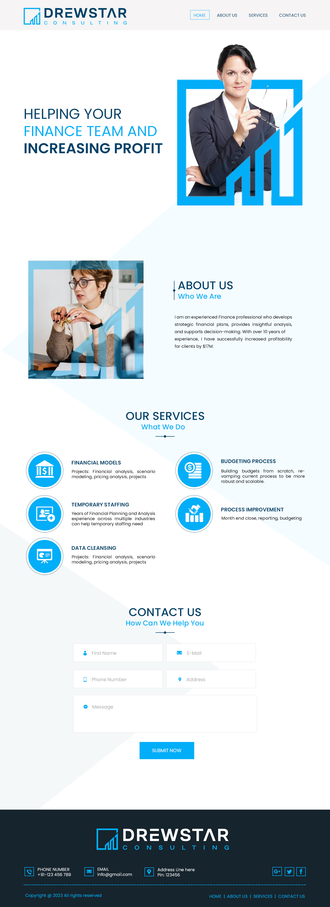 Web Design by Creations Box 2015 for this project | Design #30918609
