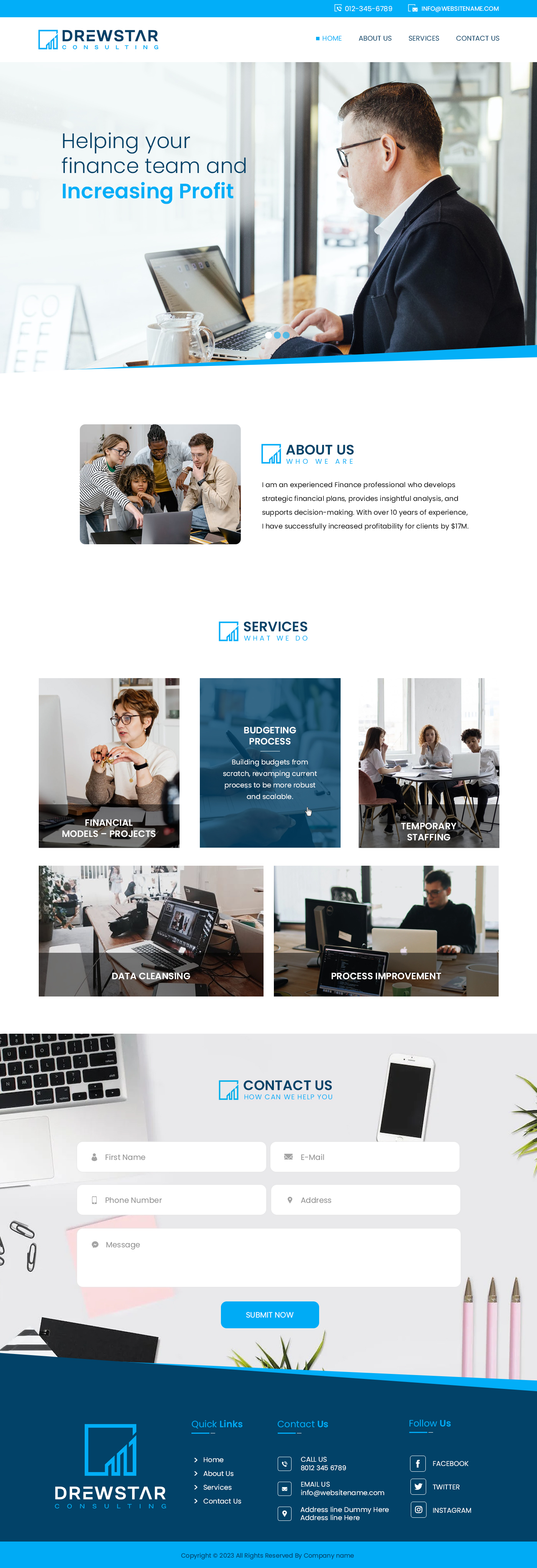 Web Design by Creations Box 2015 for this project | Design #30918613