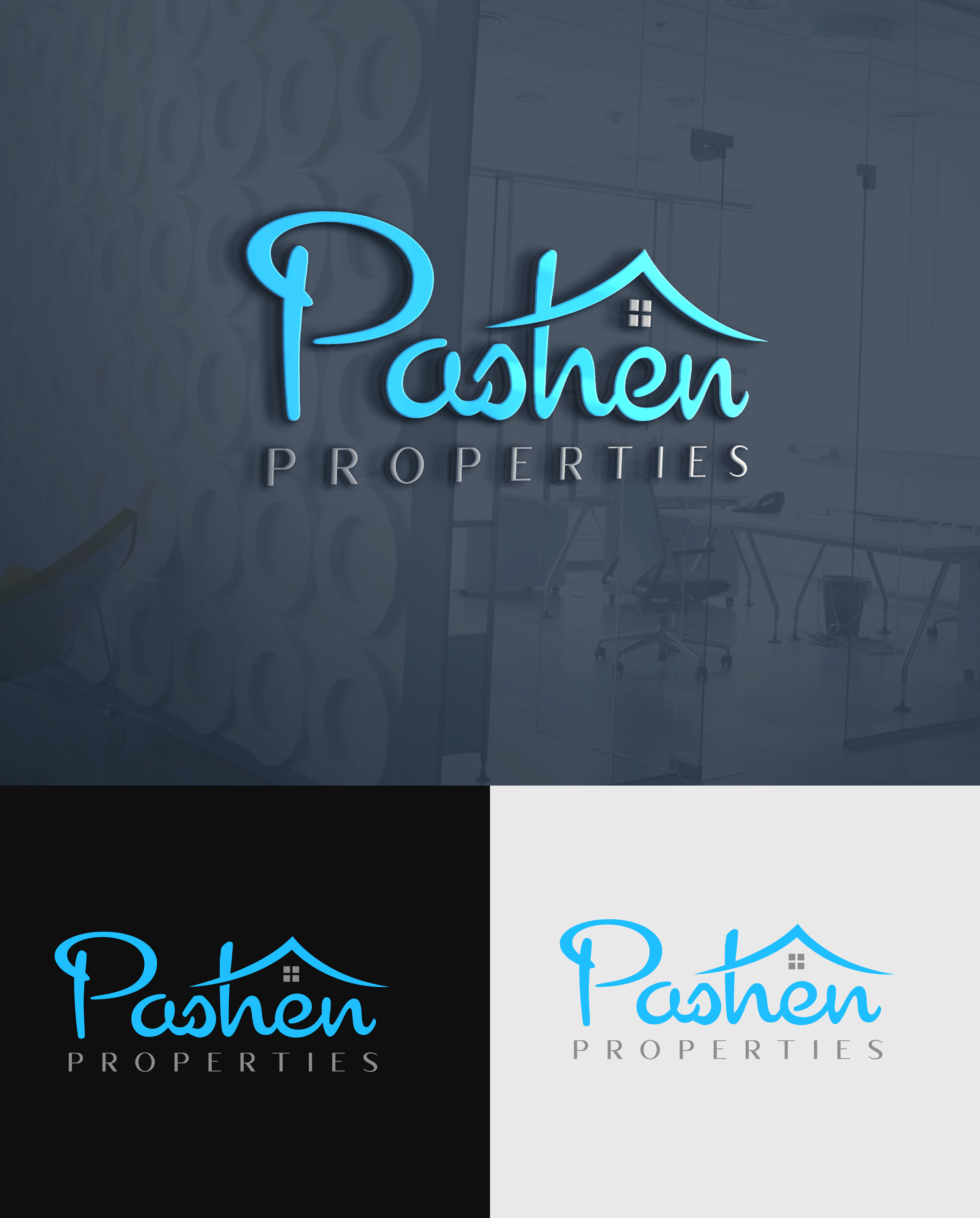 Logo Design by Graphixpointt for Pashen Properties, LLC | Design #30920134