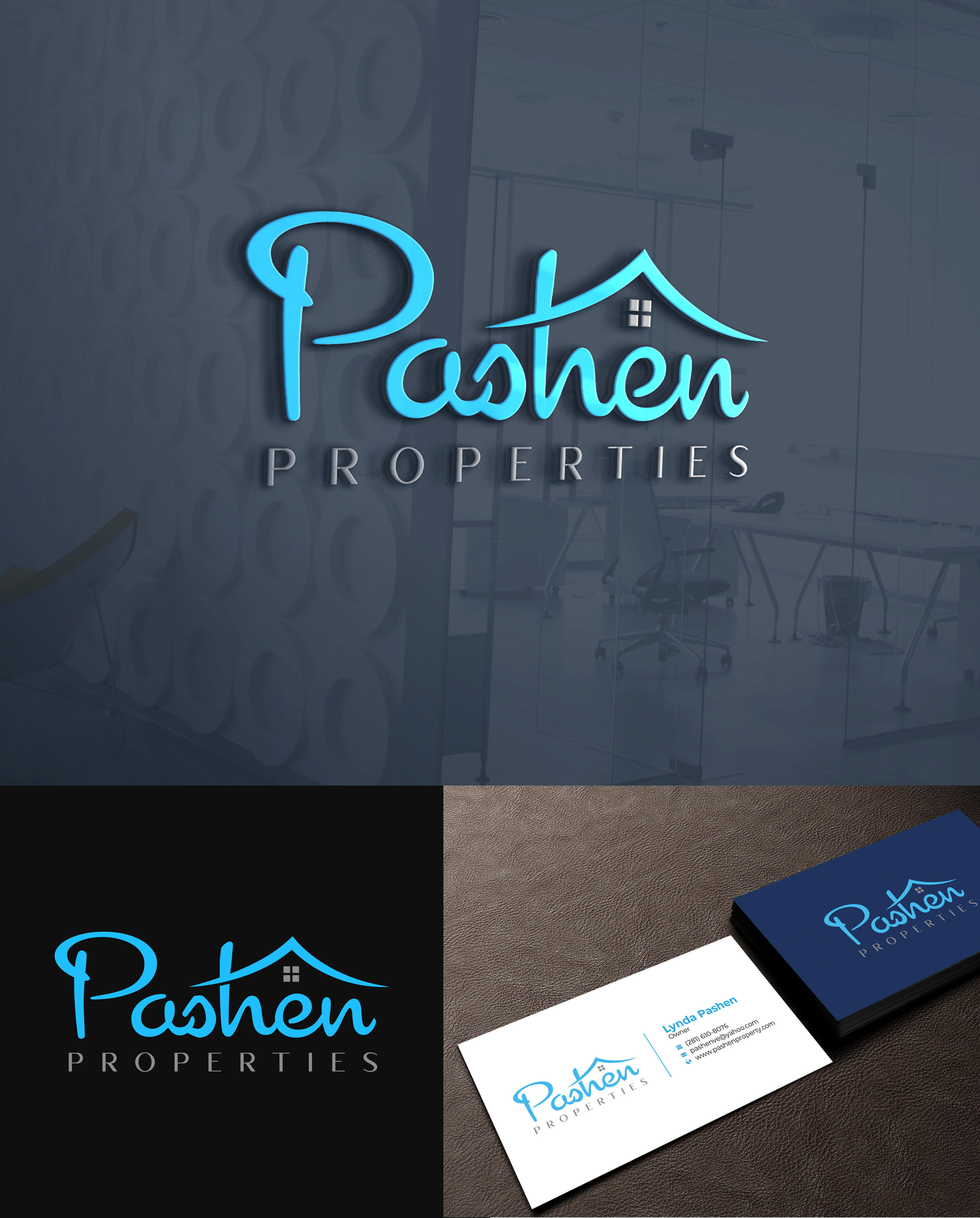 Logo Design by Graphixpointt for Pashen Properties, LLC | Design #30920176