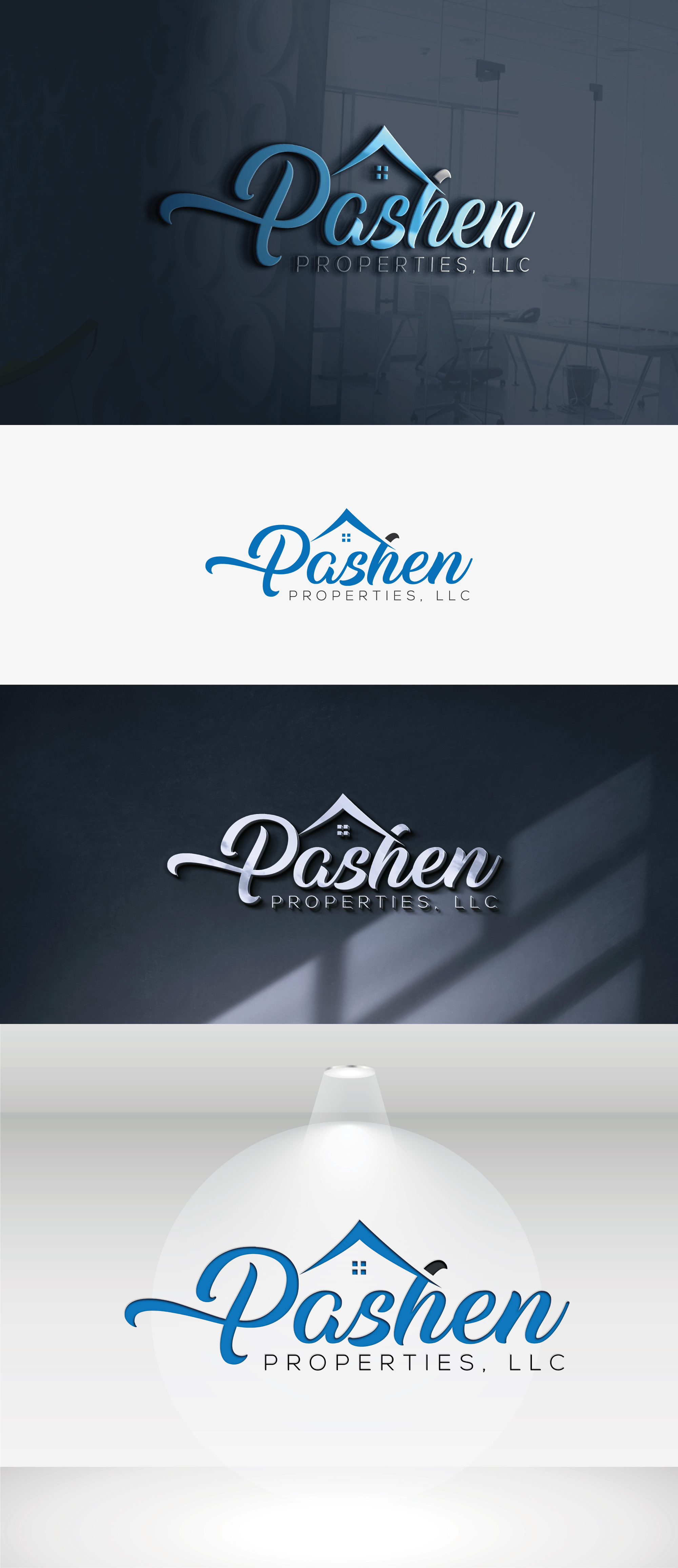Logo Design by ghostdesigner for Pashen Properties, LLC | Design #30921973