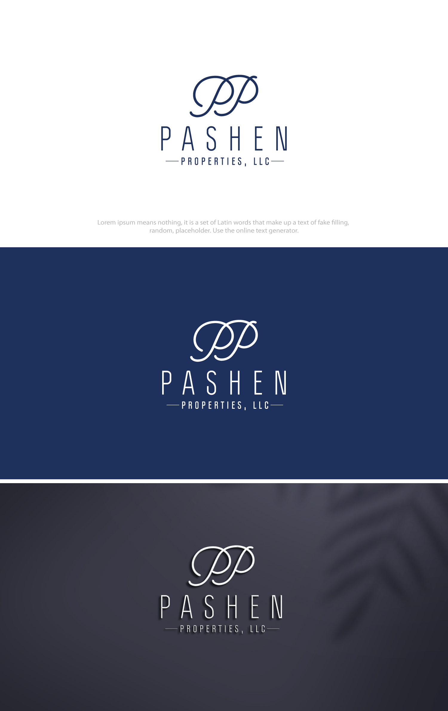 Logo Design by Logo bud design for Pashen Properties, LLC | Design #30919396