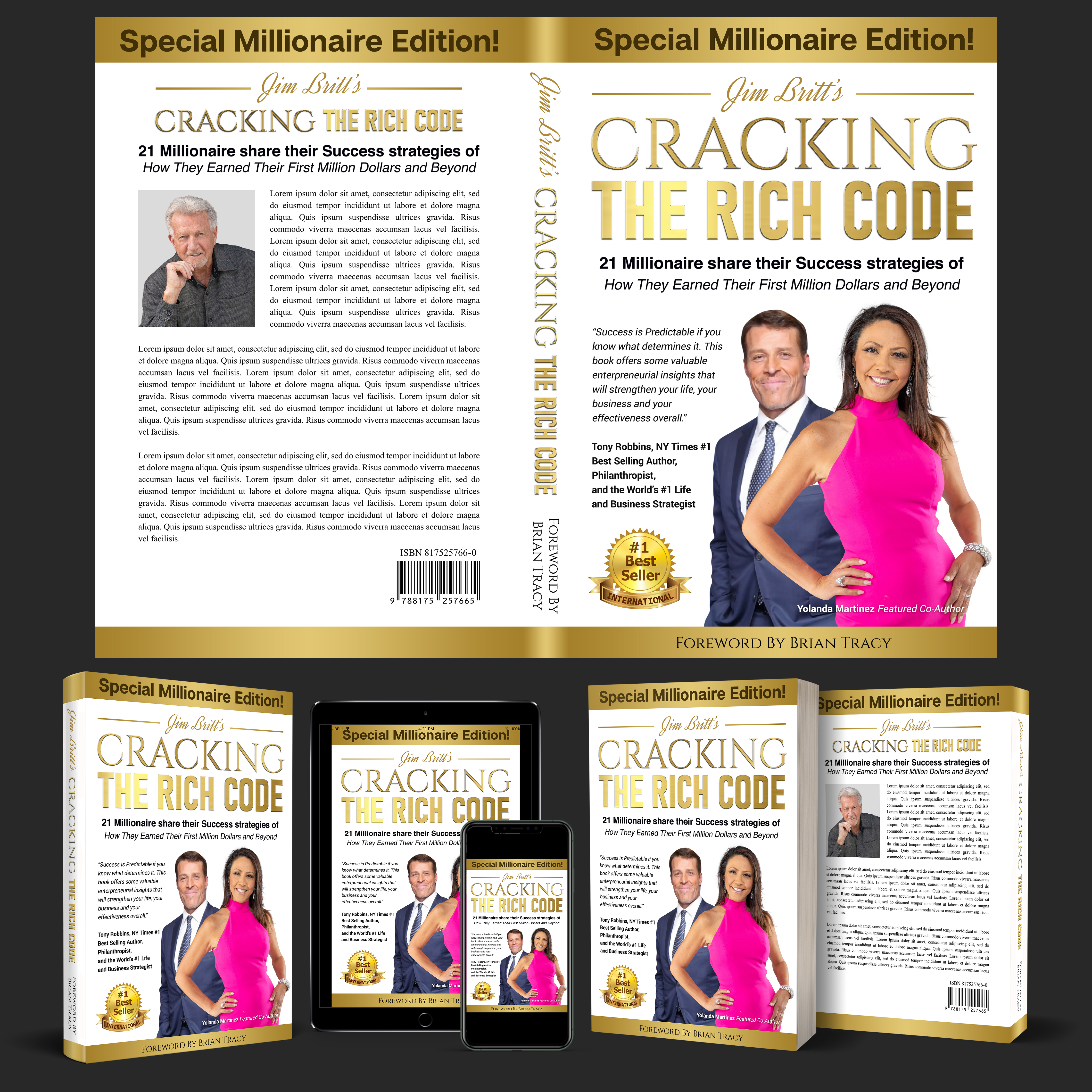 Book Cover Design by aj for Jim Britt International, inc | Design #30927574