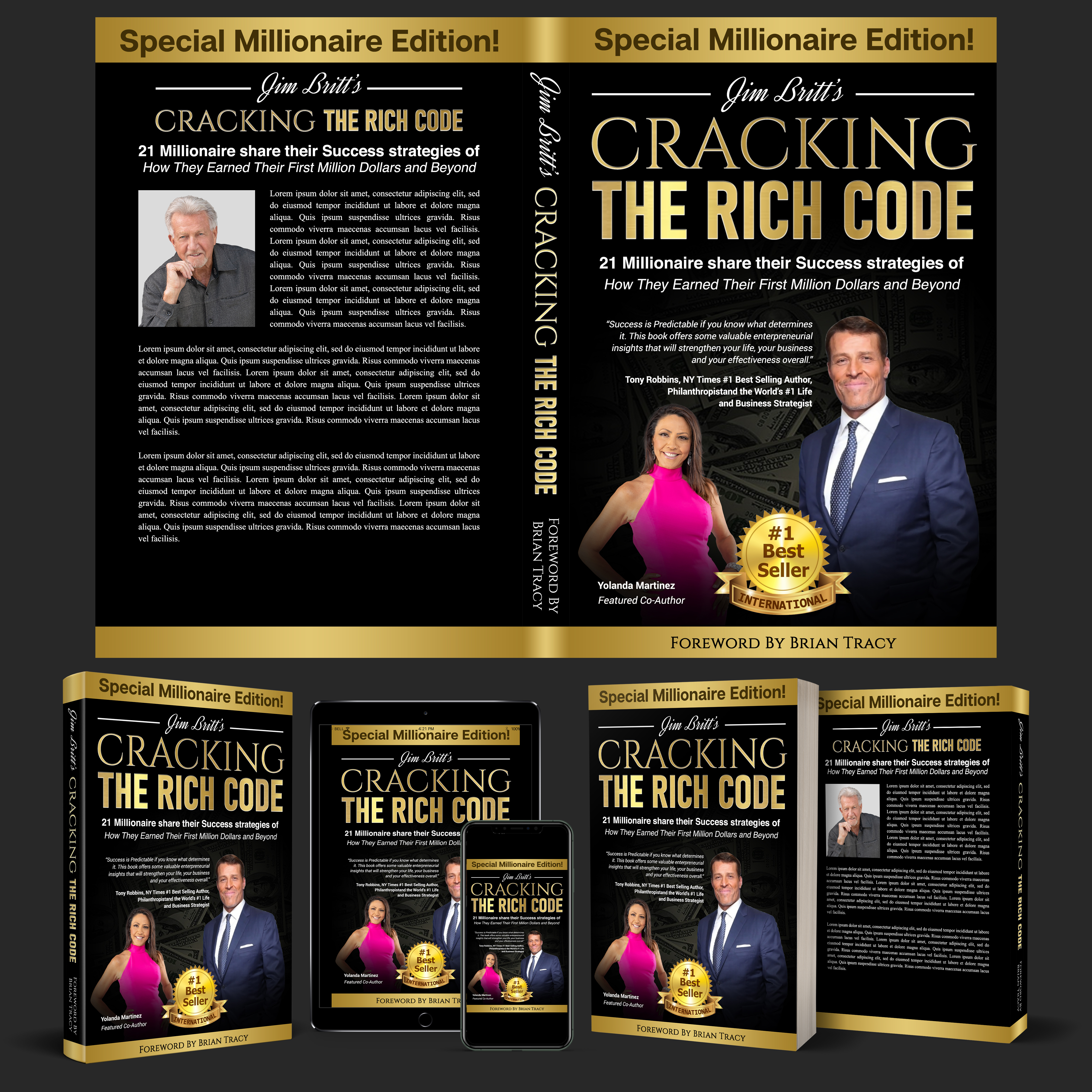 Book Cover Design by aj for Jim Britt International, inc | Design #30927575