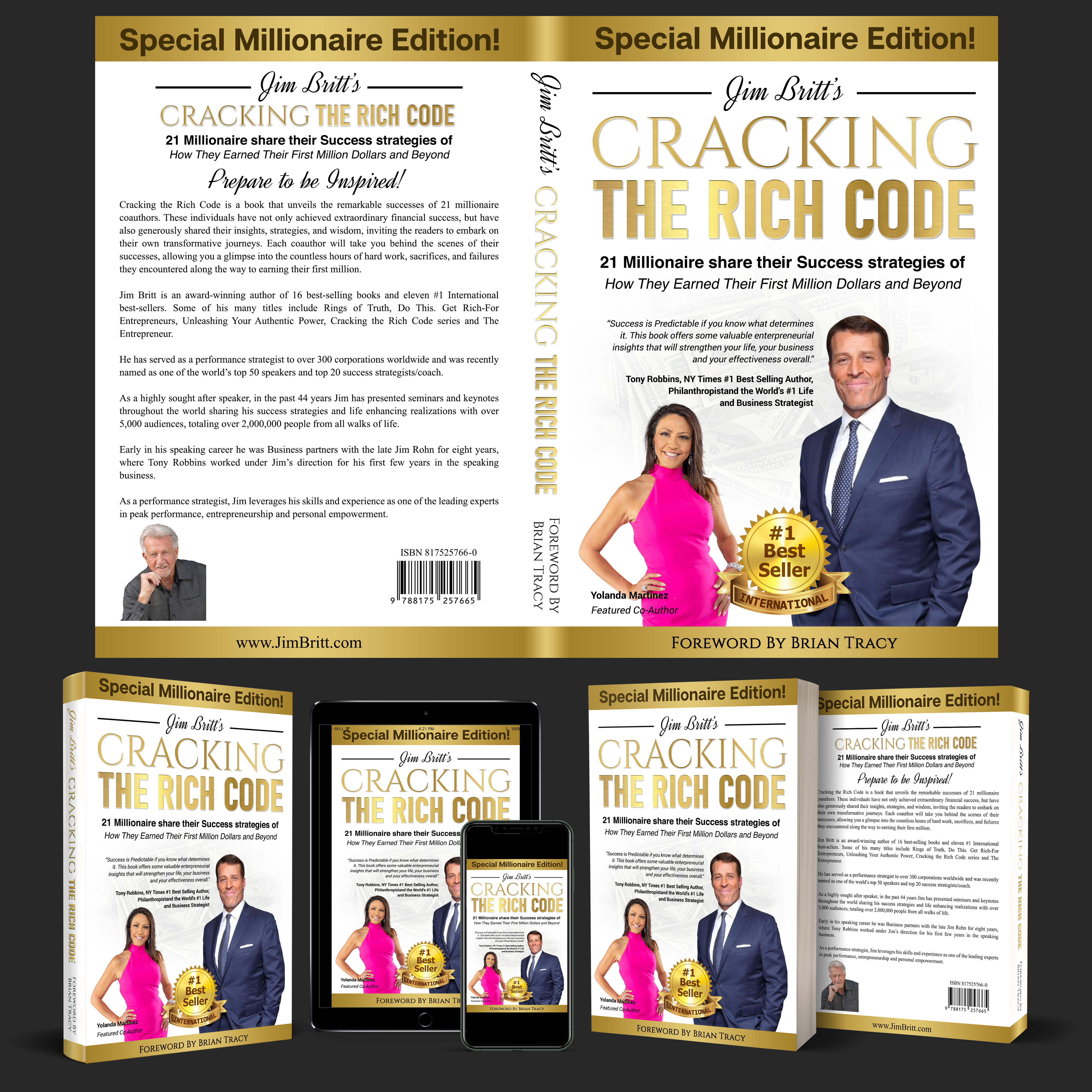 Book Cover Design by aj for Jim Britt International, inc | Design #30930366