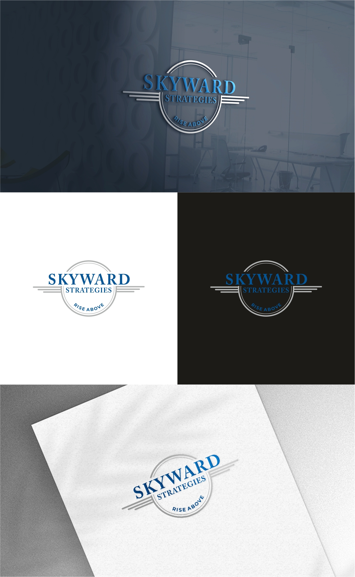 Logo Design by Dave Paresh for Skyward Strategies | Design #30921593