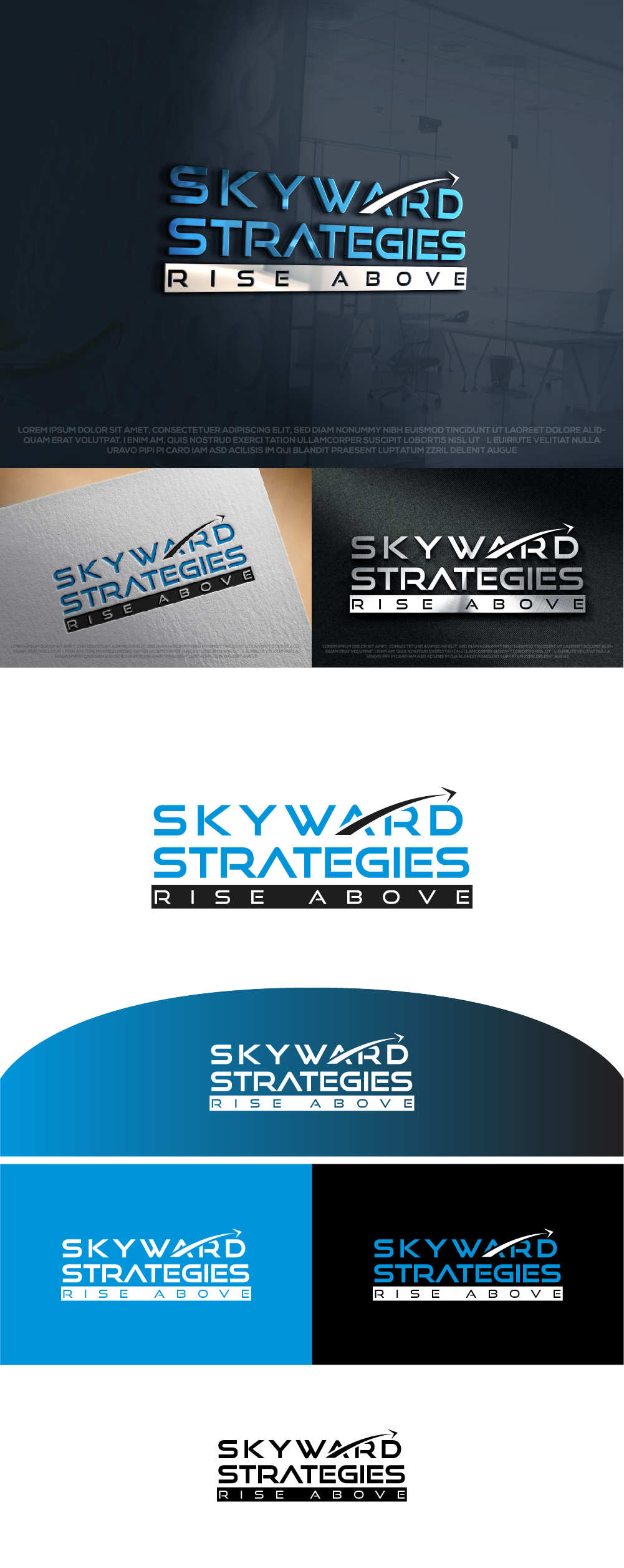 Logo Design by AlphabetZero.com for Skyward Strategies | Design #30963675