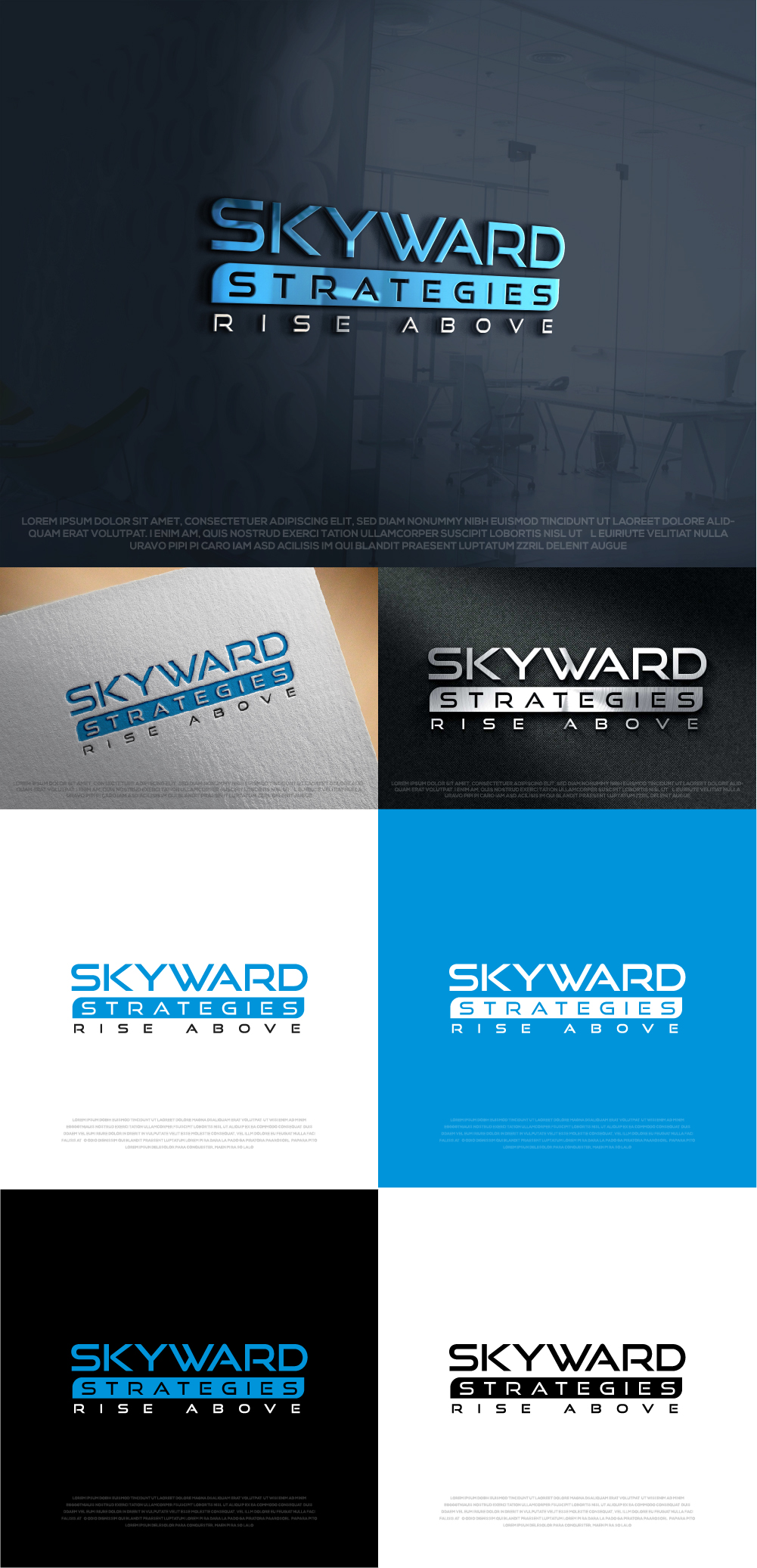 Logo Design by Ayub Zafar for Skyward Strategies | Design #30963677
