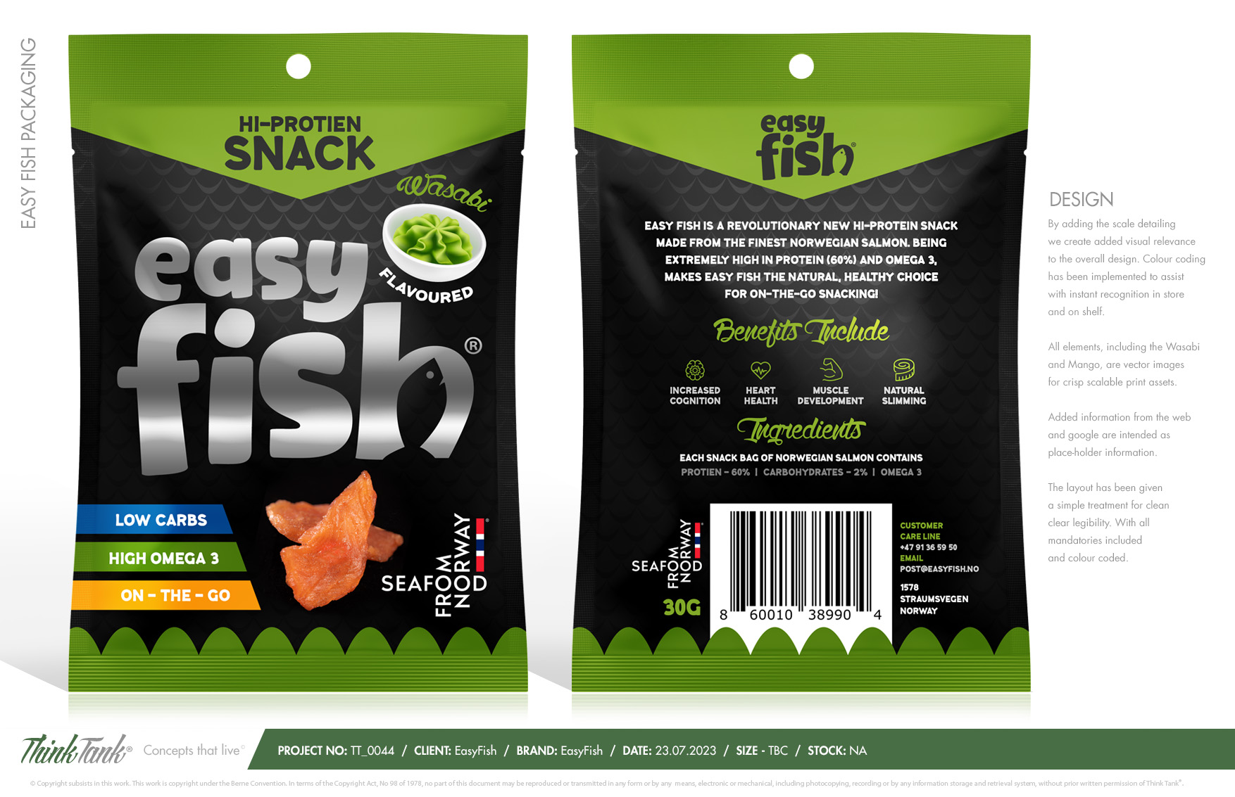Graphic Design by The Think Tank for Easyfish AS | Design #30970316
