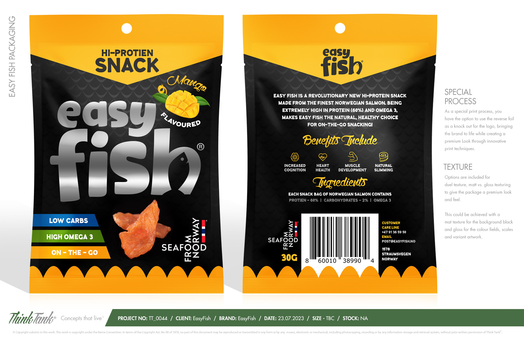 Graphic Design by The Think Tank for Easyfish AS | Design #30970317