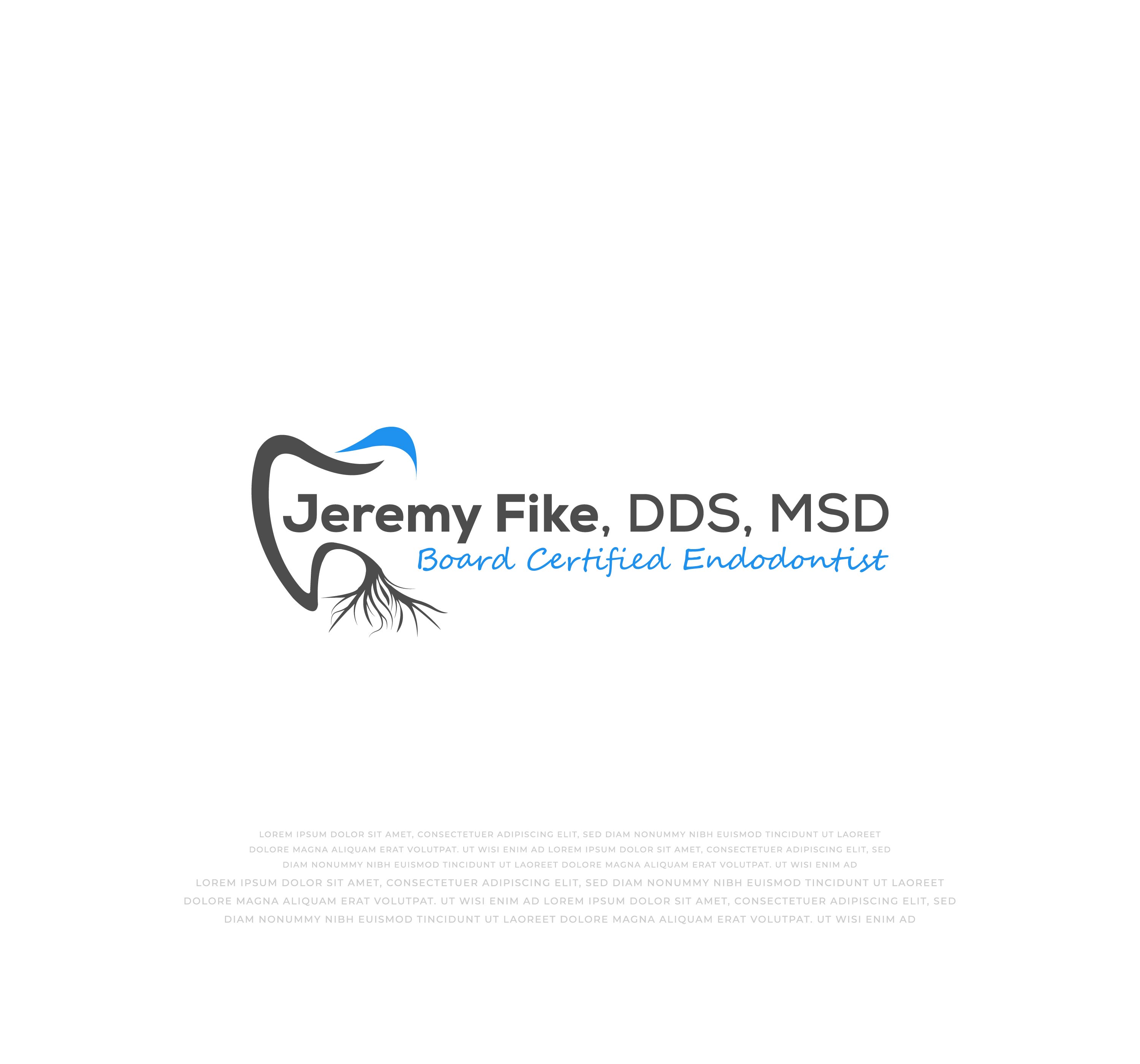Logo Design by mehedi.h for Jeremy Fike DDS, PLLC | Design #30929206