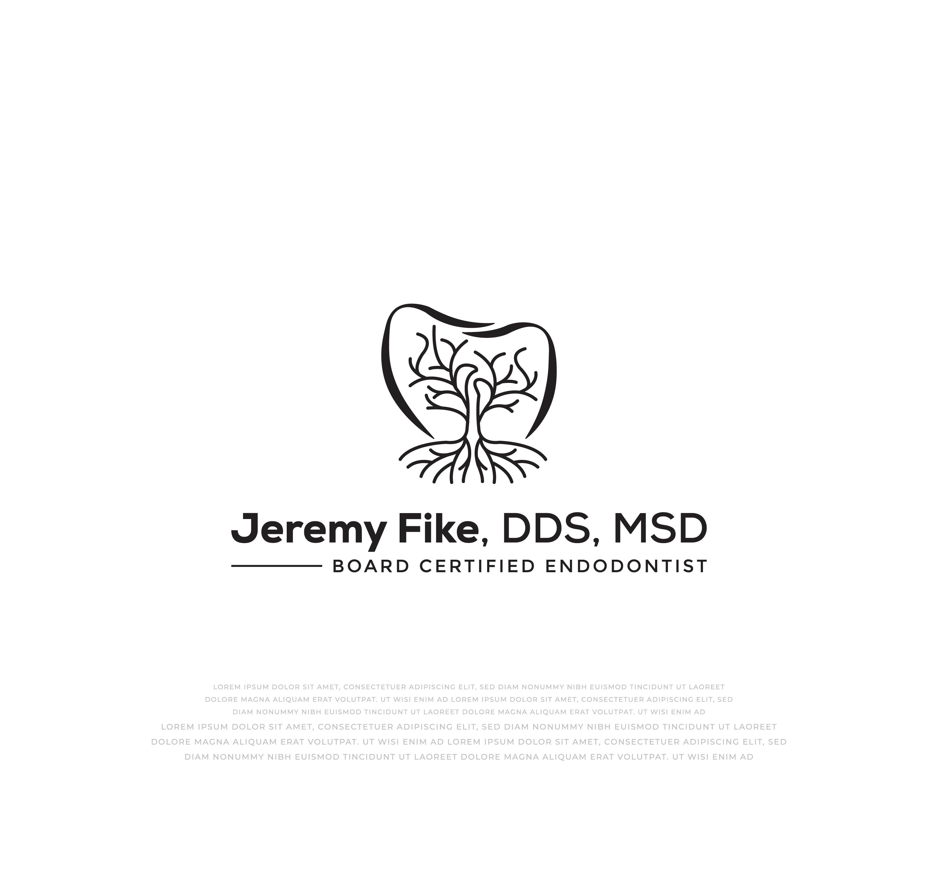 Logo Design by mehedi.h for Jeremy Fike DDS, PLLC | Design #30929516