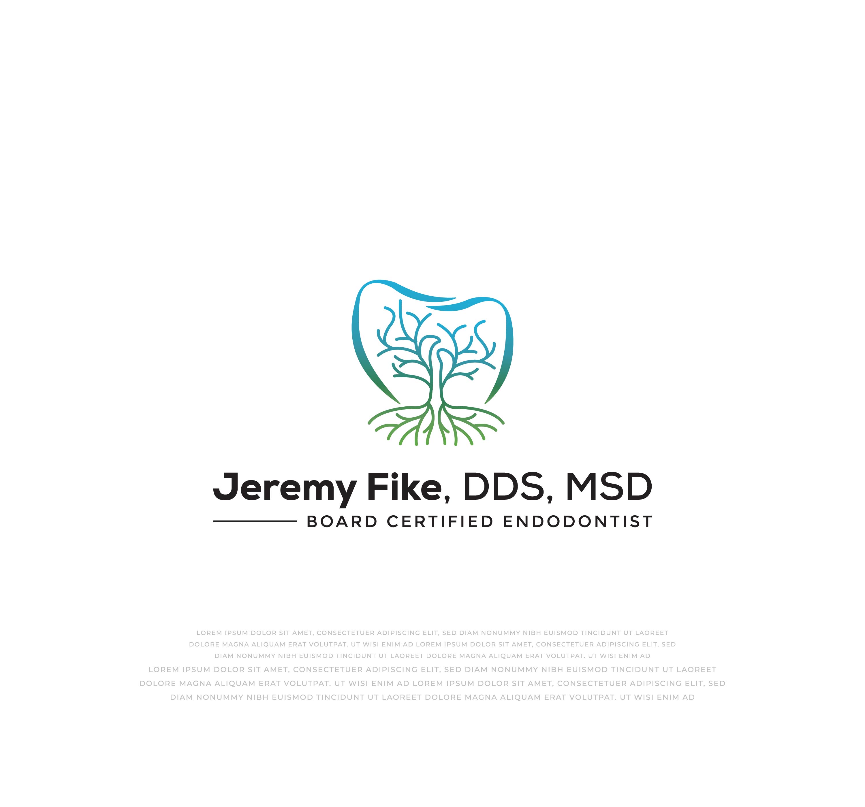 Logo Design by mehedi.h for Jeremy Fike DDS, PLLC | Design #30937404
