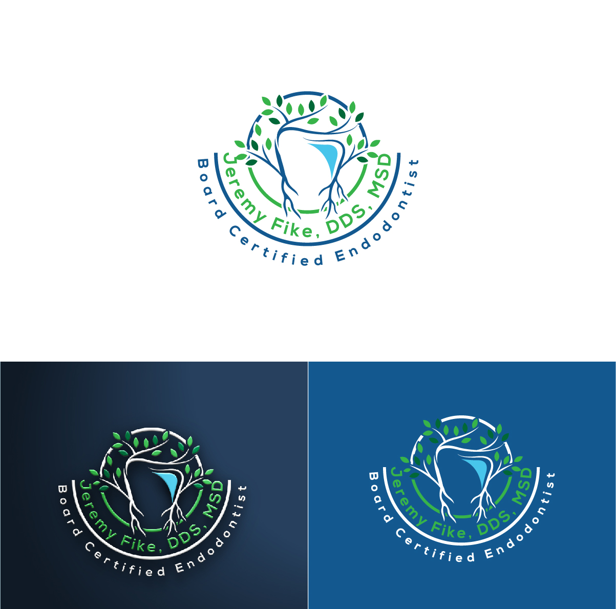 Logo Design by Deziners Zone for Jeremy Fike DDS, PLLC | Design #30928744