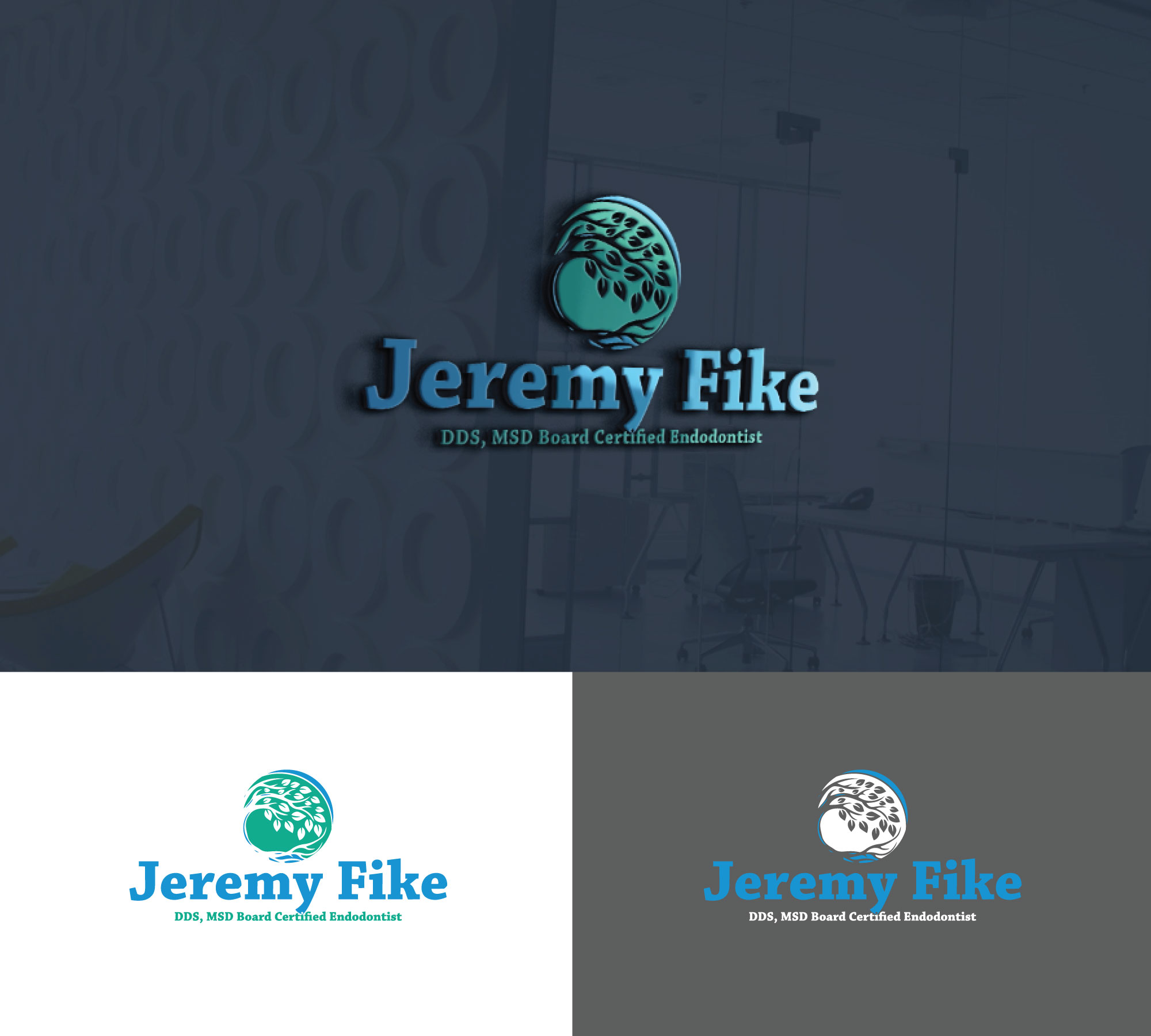 Logo Design by hjyoo for Jeremy Fike DDS, PLLC | Design #30928605