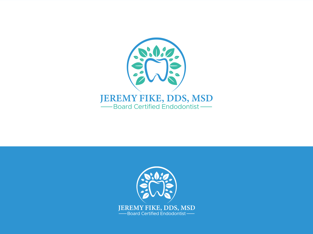 Logo Design by Slant Line Media for Jeremy Fike DDS, PLLC | Design #30927464