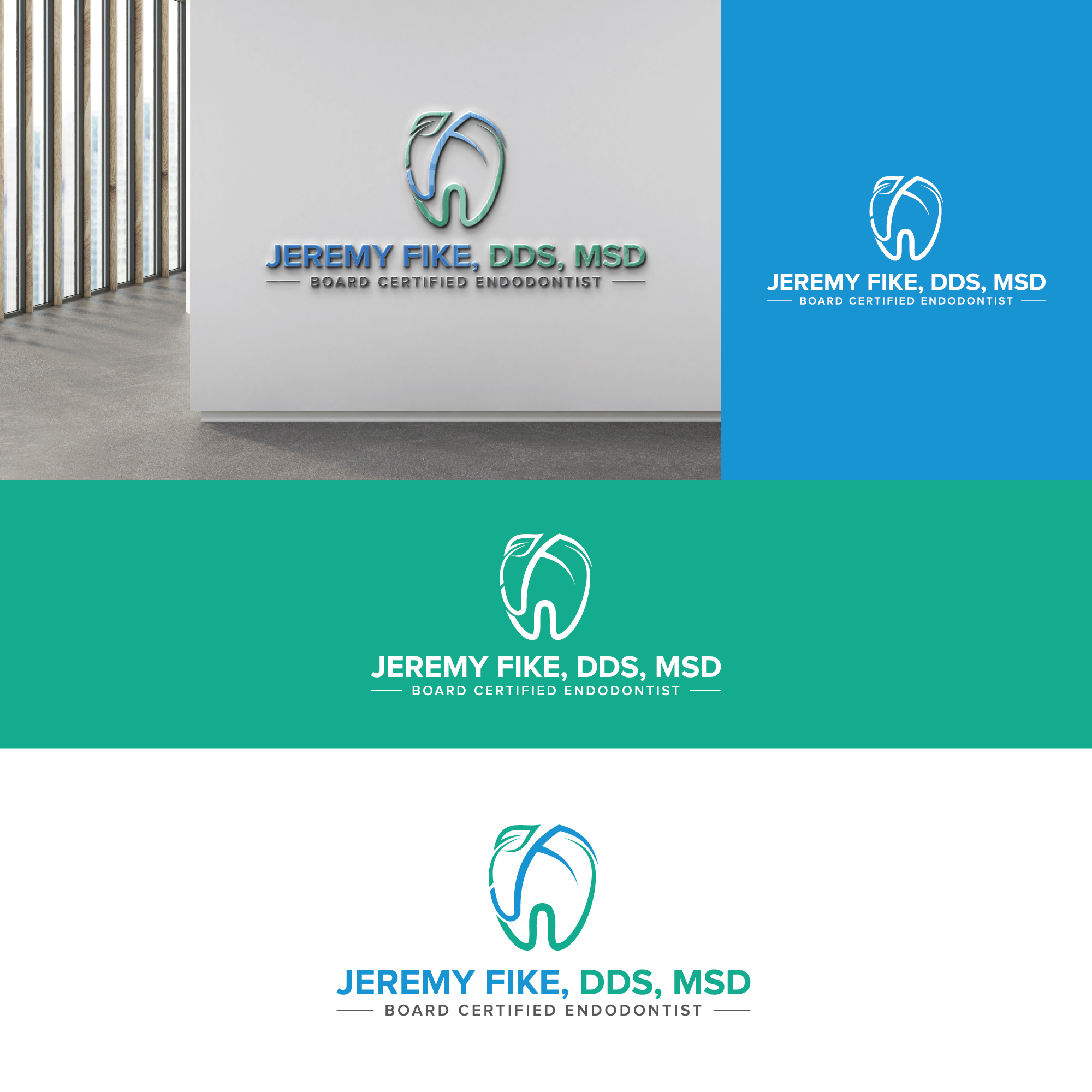 Logo Design by Maxo-Biz for Jeremy Fike DDS, PLLC | Design #30928096