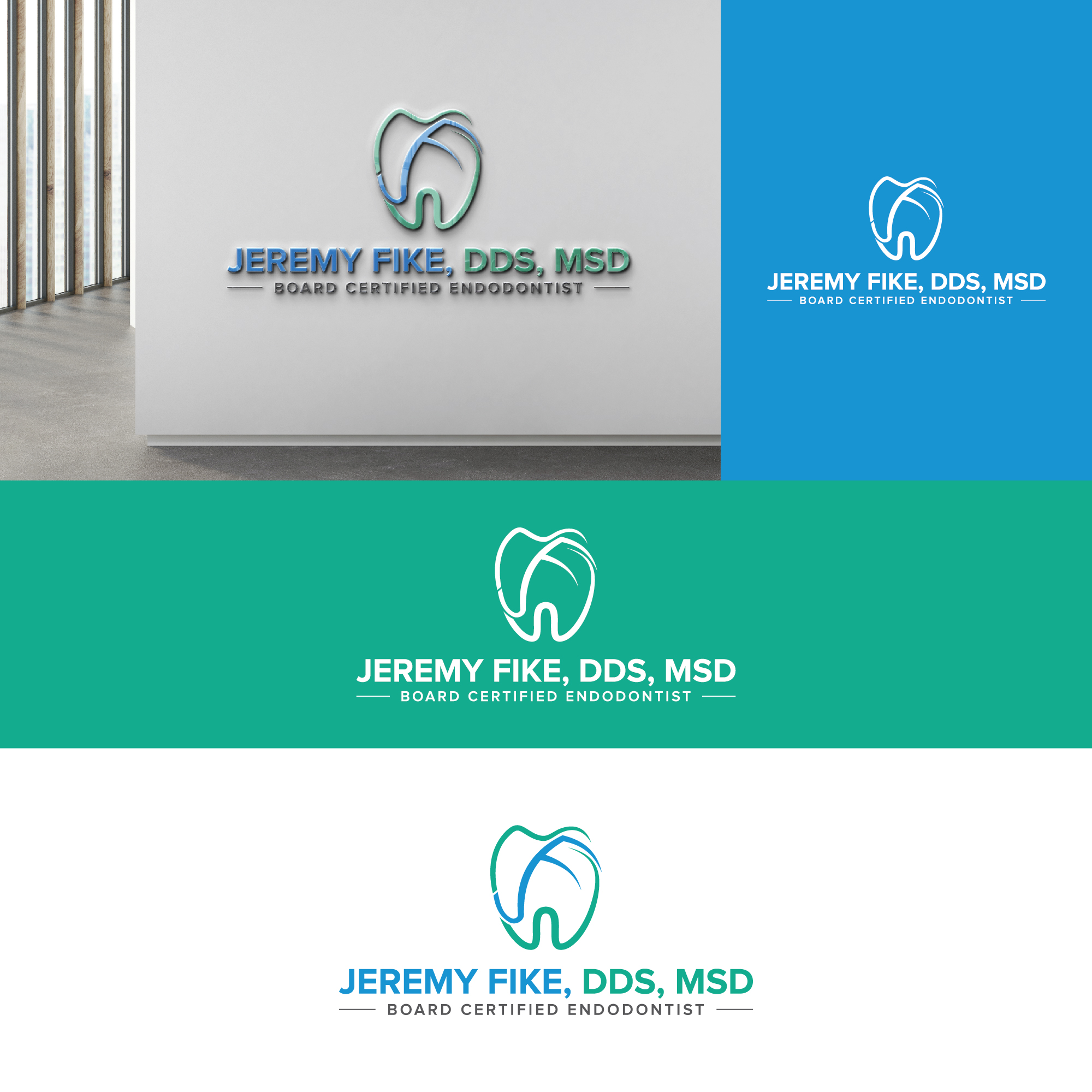 Logo Design by Maxo-Biz for Jeremy Fike DDS, PLLC | Design #30933108