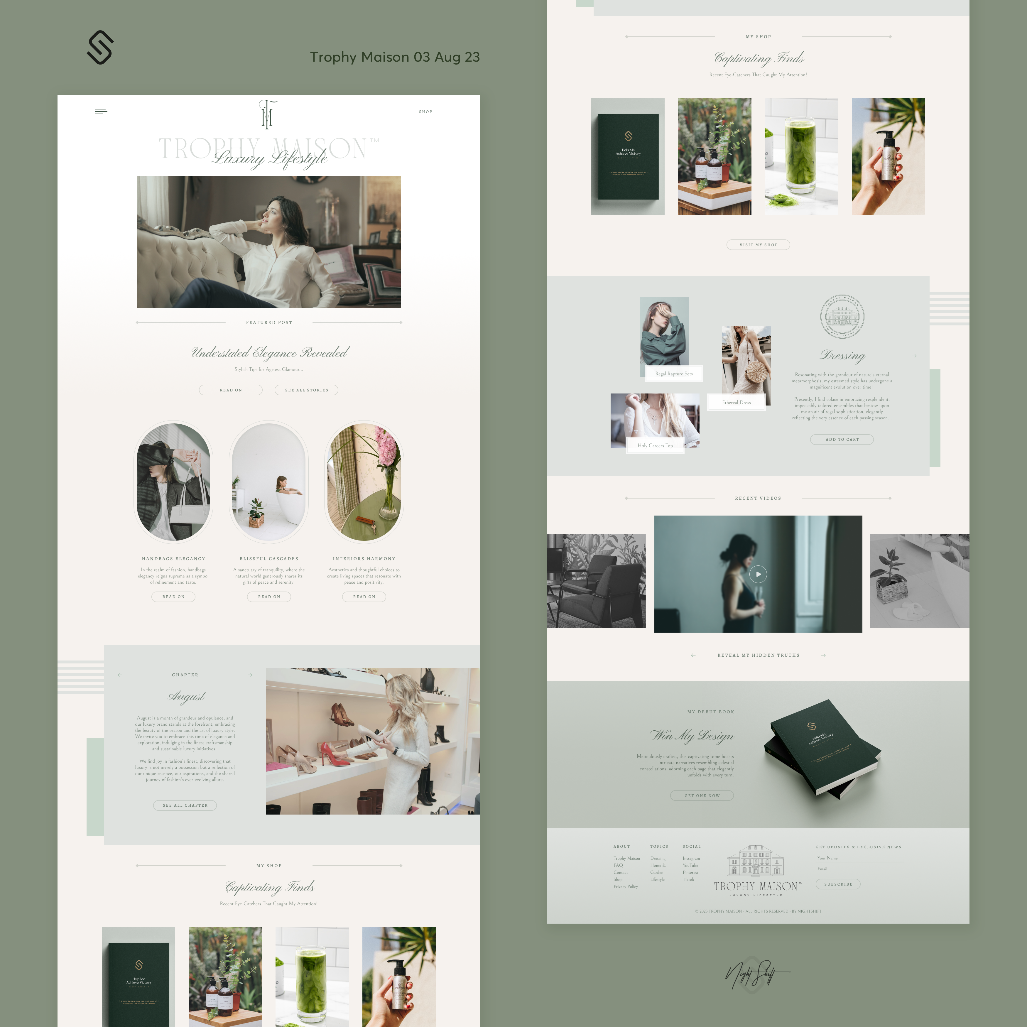 Web Design par Night Shift pour ce projet | Design : #31038791