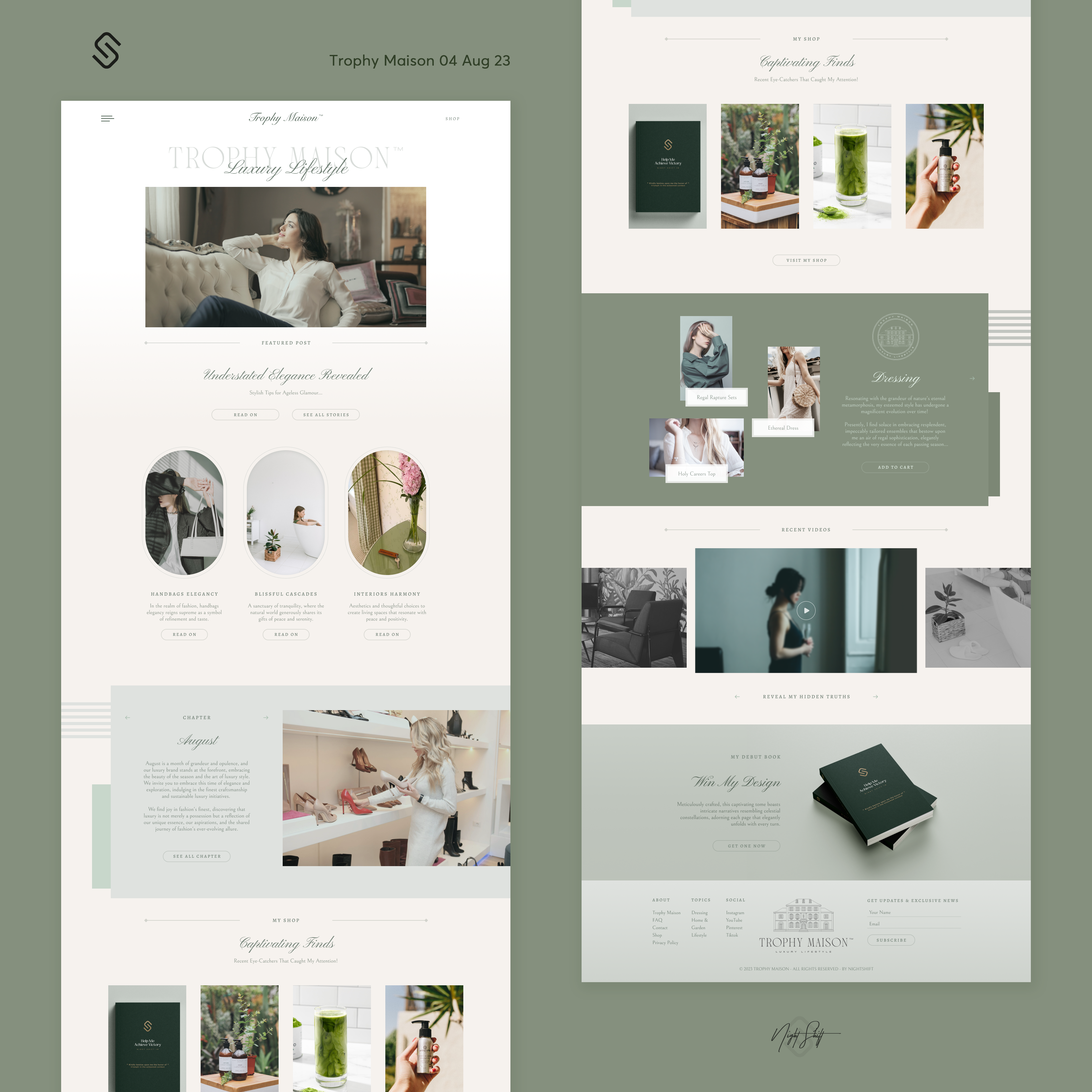 Web Design by Night Shift for this project | Design #31052789