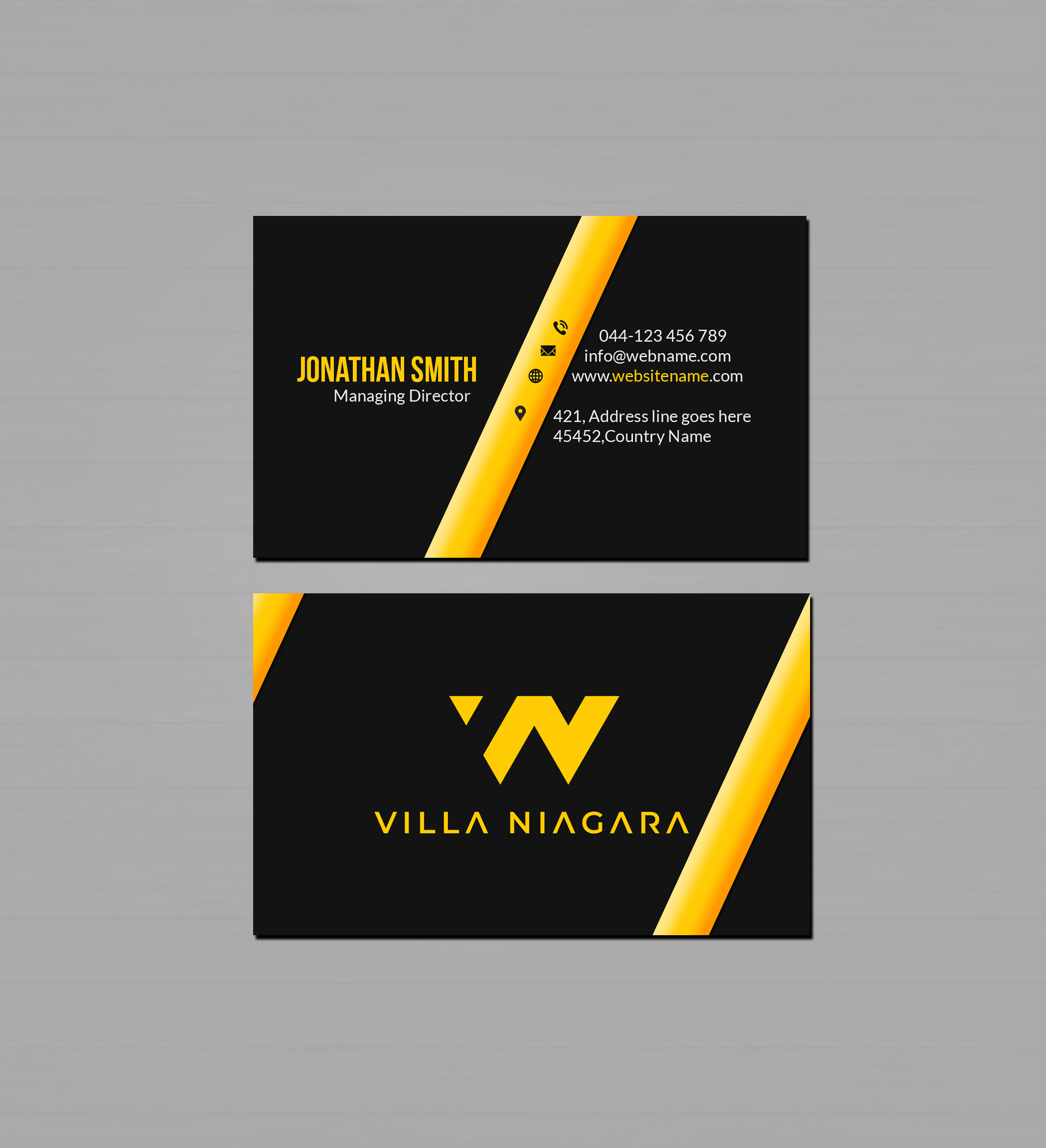 Business Card Design by Creations Box 2015 for this project | Design #30942013