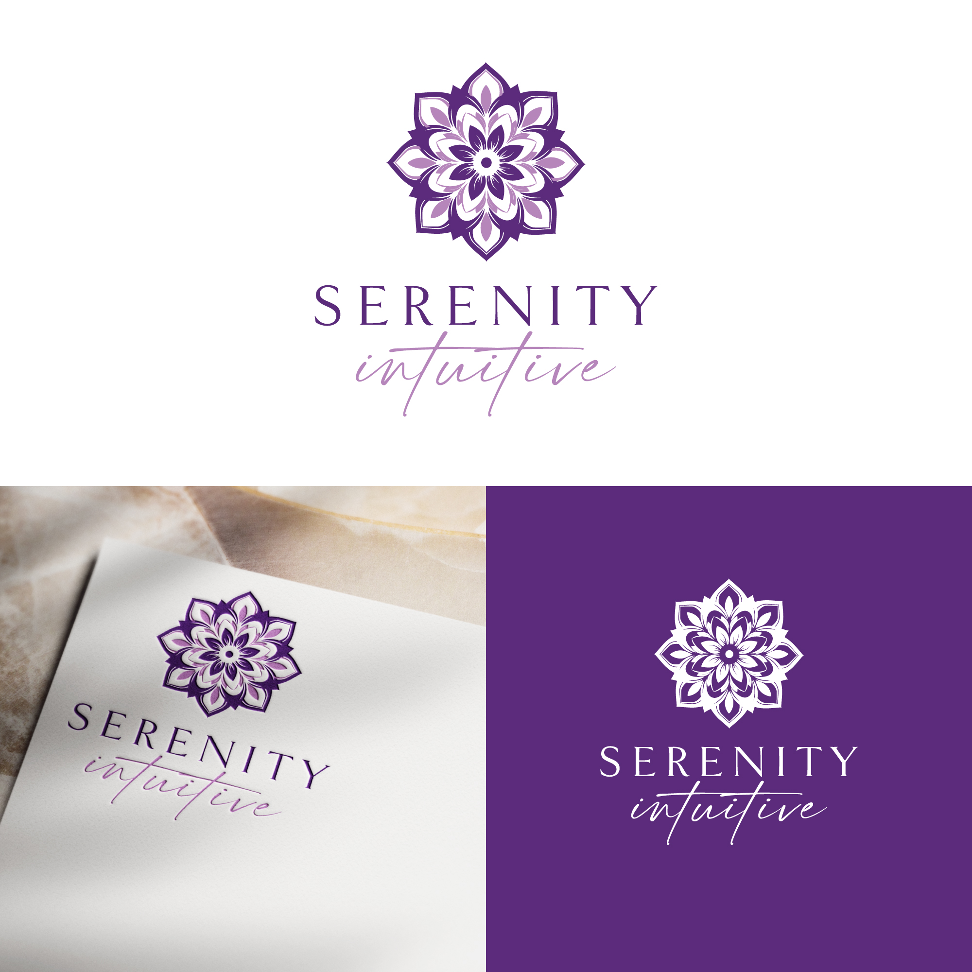 Logo Design by Carrie Ver for Serenity Intuitive | Design: #30977603