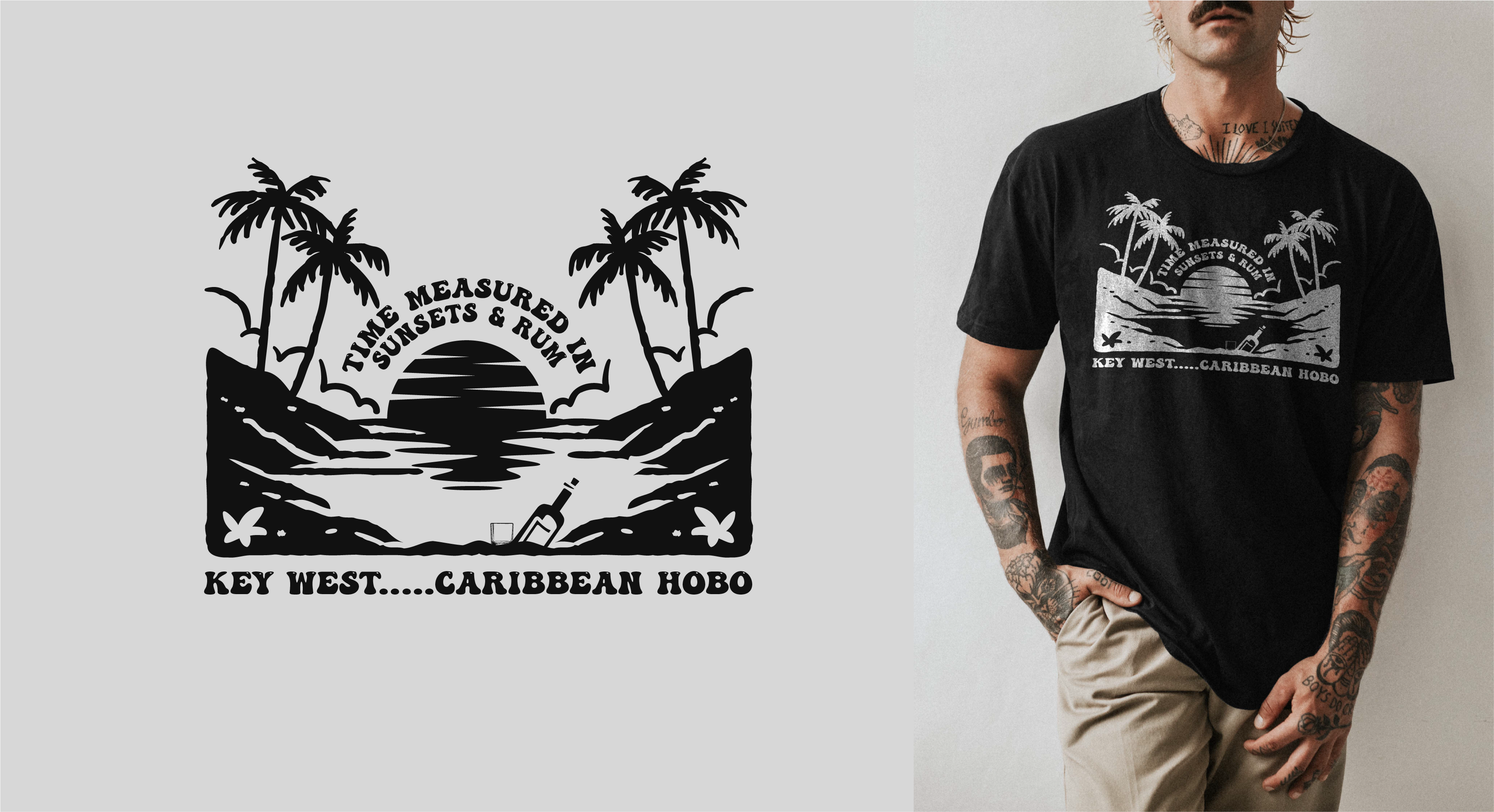 T-shirt Design by miloje1207 for Caribbean Hobo | Design #30930637
