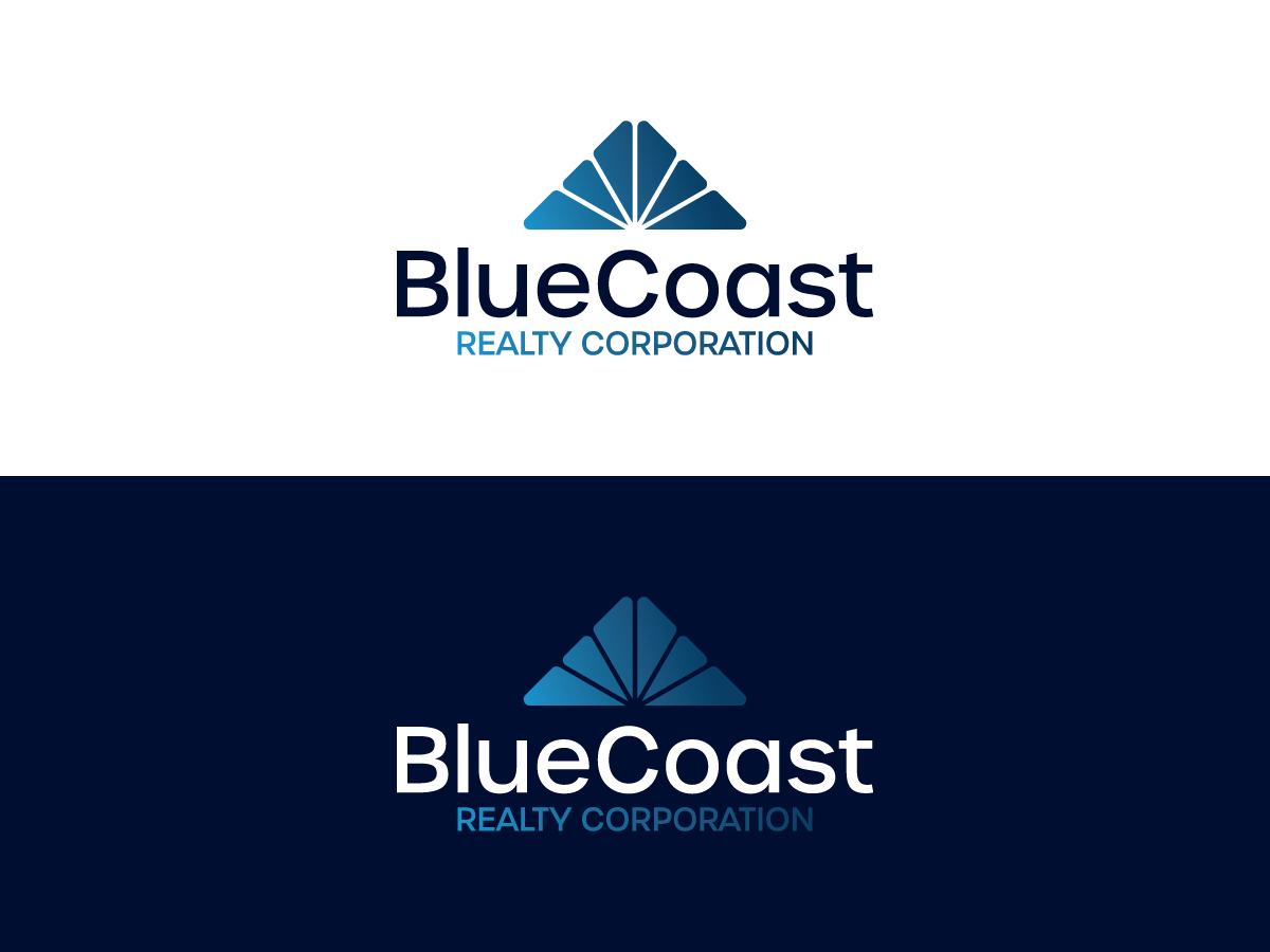 Logo Design by 439 Creations for BlueCoast Realty Corporation | Design #30930905