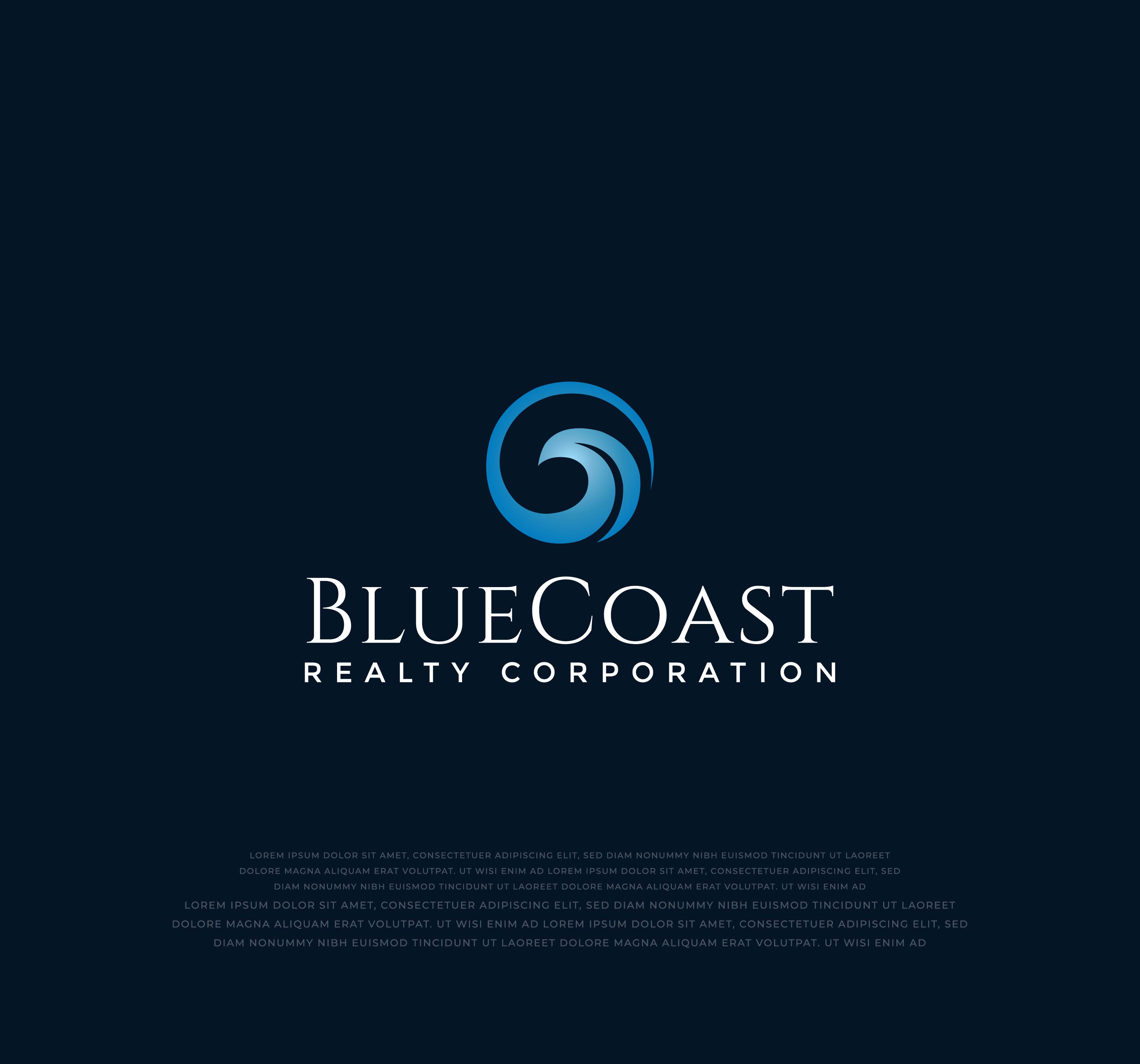 Logo Design by mehedi.h for BlueCoast Realty Corporation | Design #30938566
