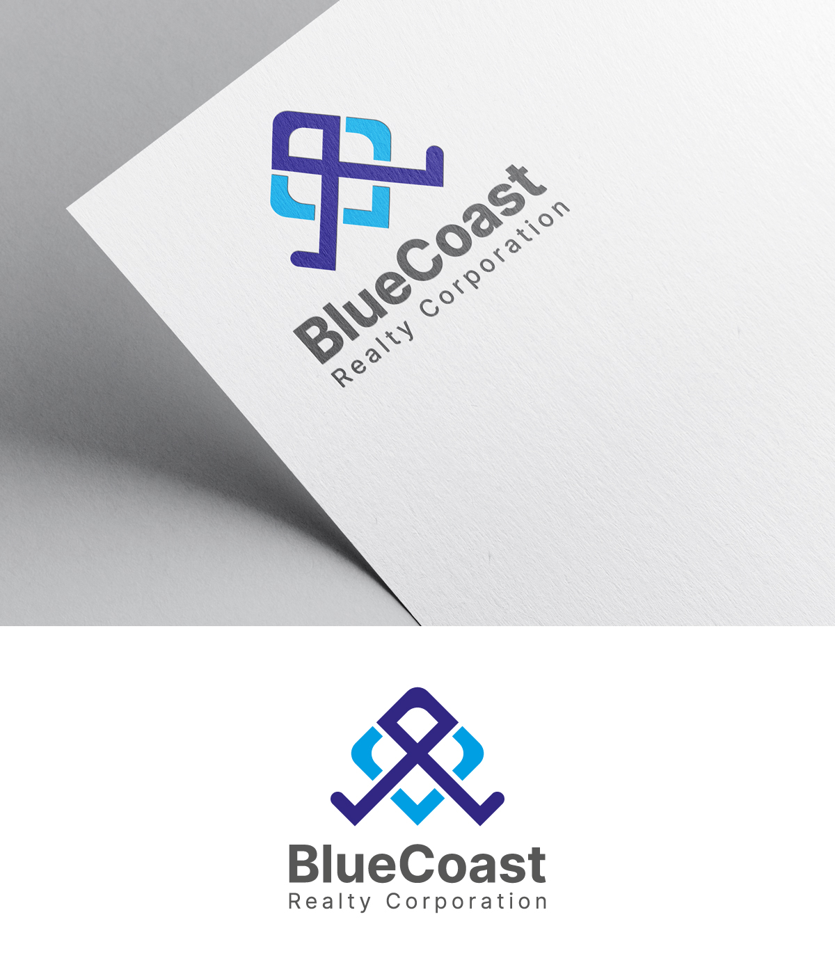 Logo Design by fluent_designer for BlueCoast Realty Corporation | Design #30977129