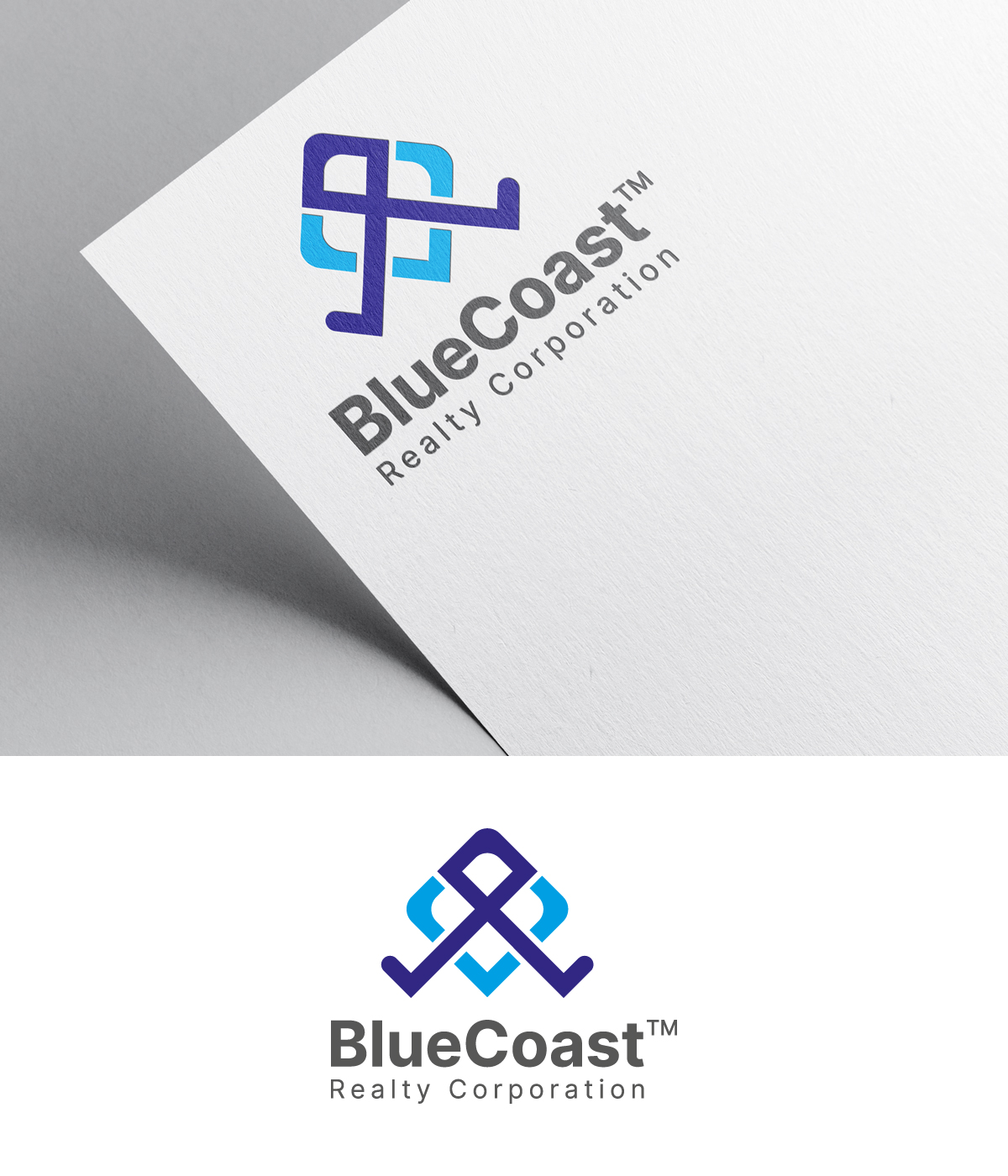 Logo Design by fluent_designer for BlueCoast Realty Corporation | Design #30977130