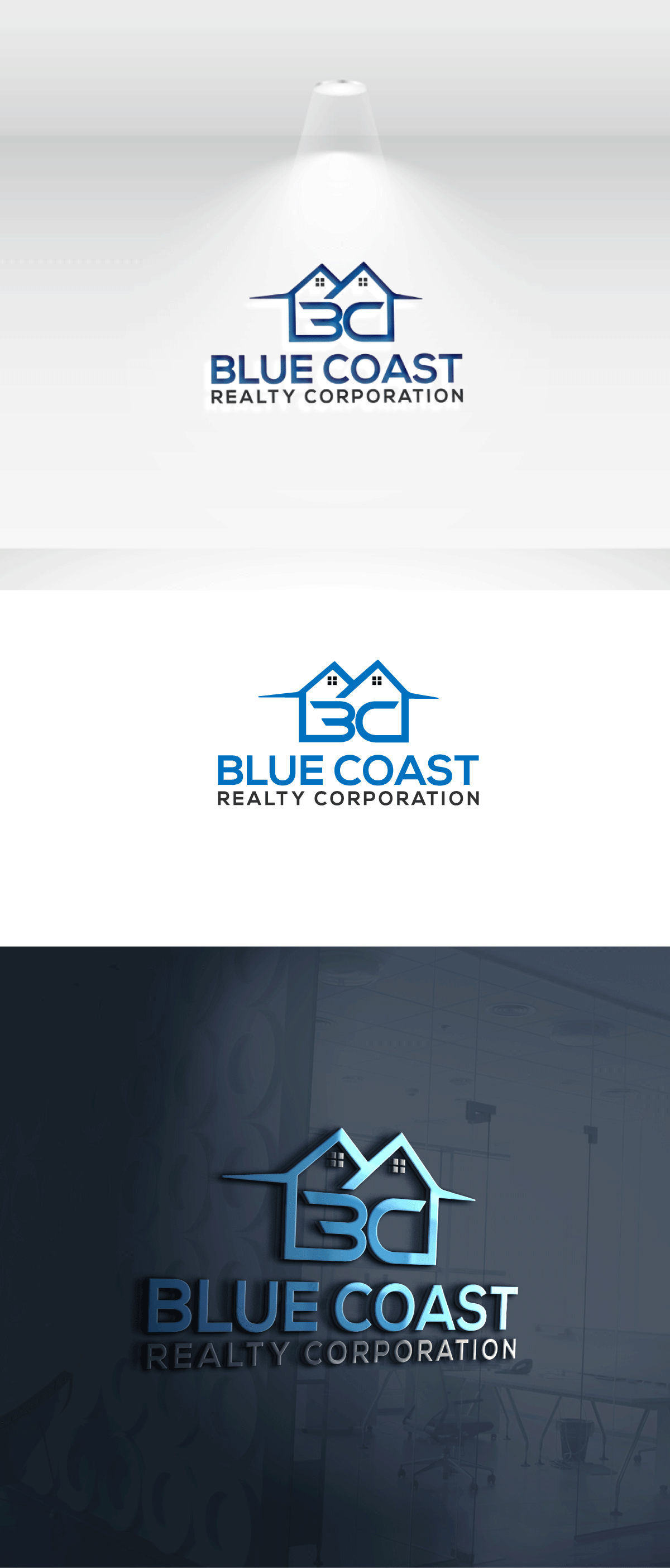 Logo Design by Masum01 for BlueCoast Realty Corporation | Design #30943812