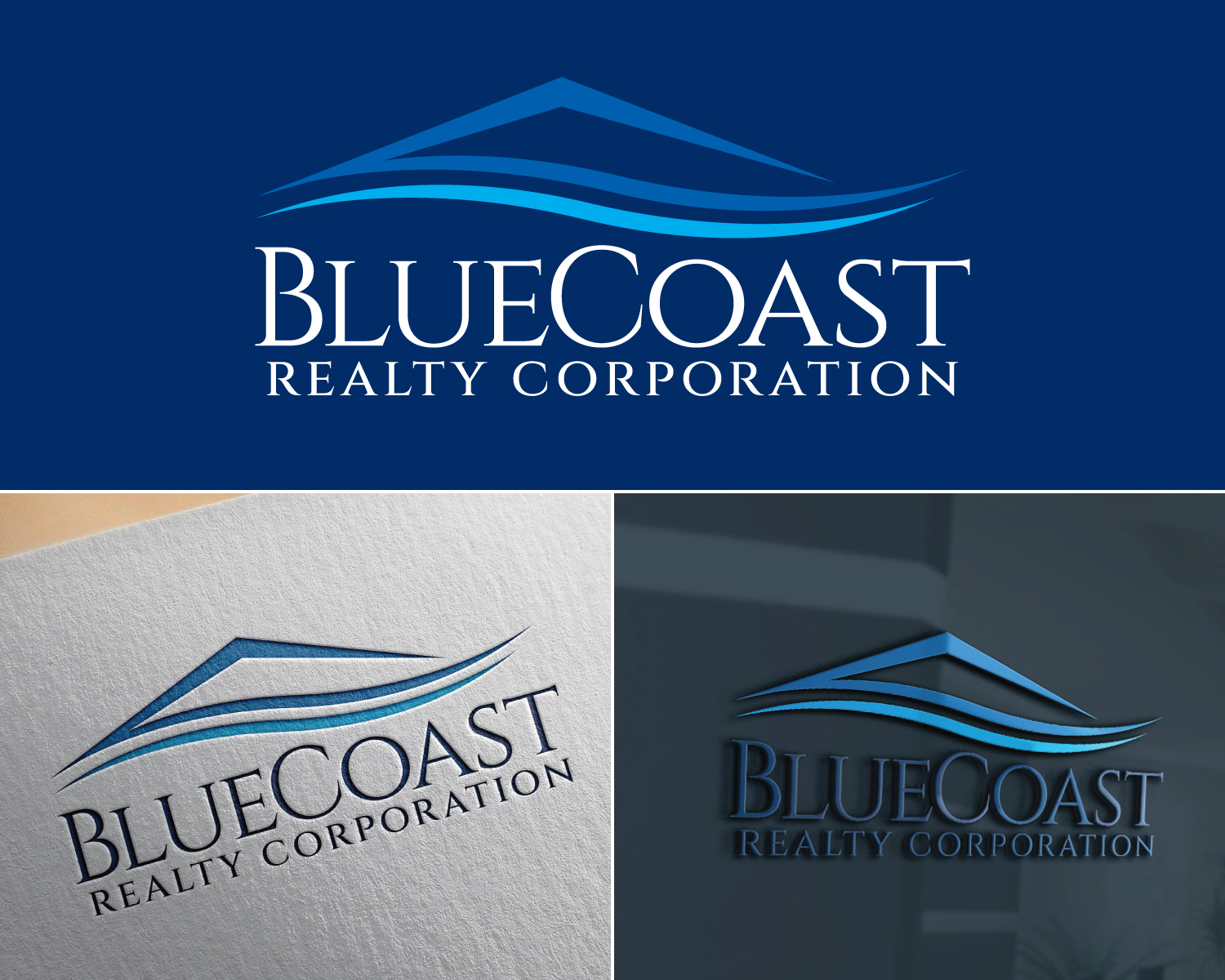 Logo Design by Atec for BlueCoast Realty Corporation | Design #30933685