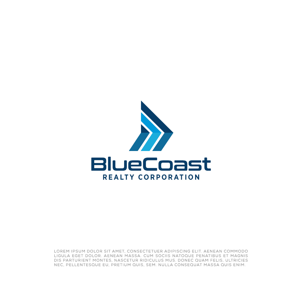 Logo Design by GrafiksCompany for BlueCoast Realty Corporation | Design #30973675