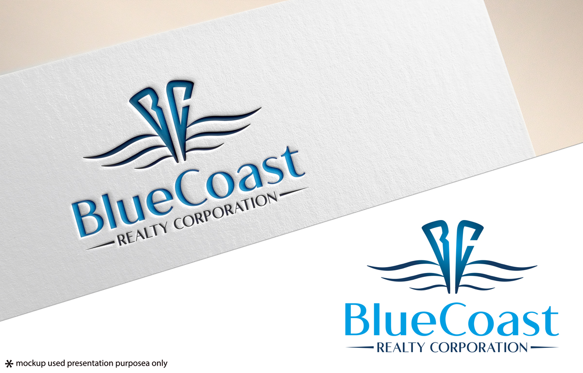 Logo Design by Rubia@ for BlueCoast Realty Corporation | Design #30939088