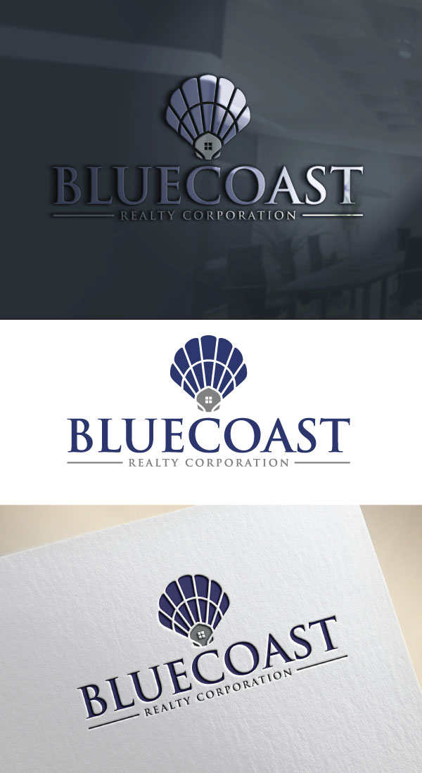 Logo Design by AB design ..... for BlueCoast Realty Corporation | Design #30933022