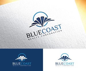 Logo Design by step forward 2 for BlueCoast Realty Corporation | Design: #30940274