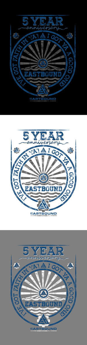 5-year Anniversary Tshirt Design