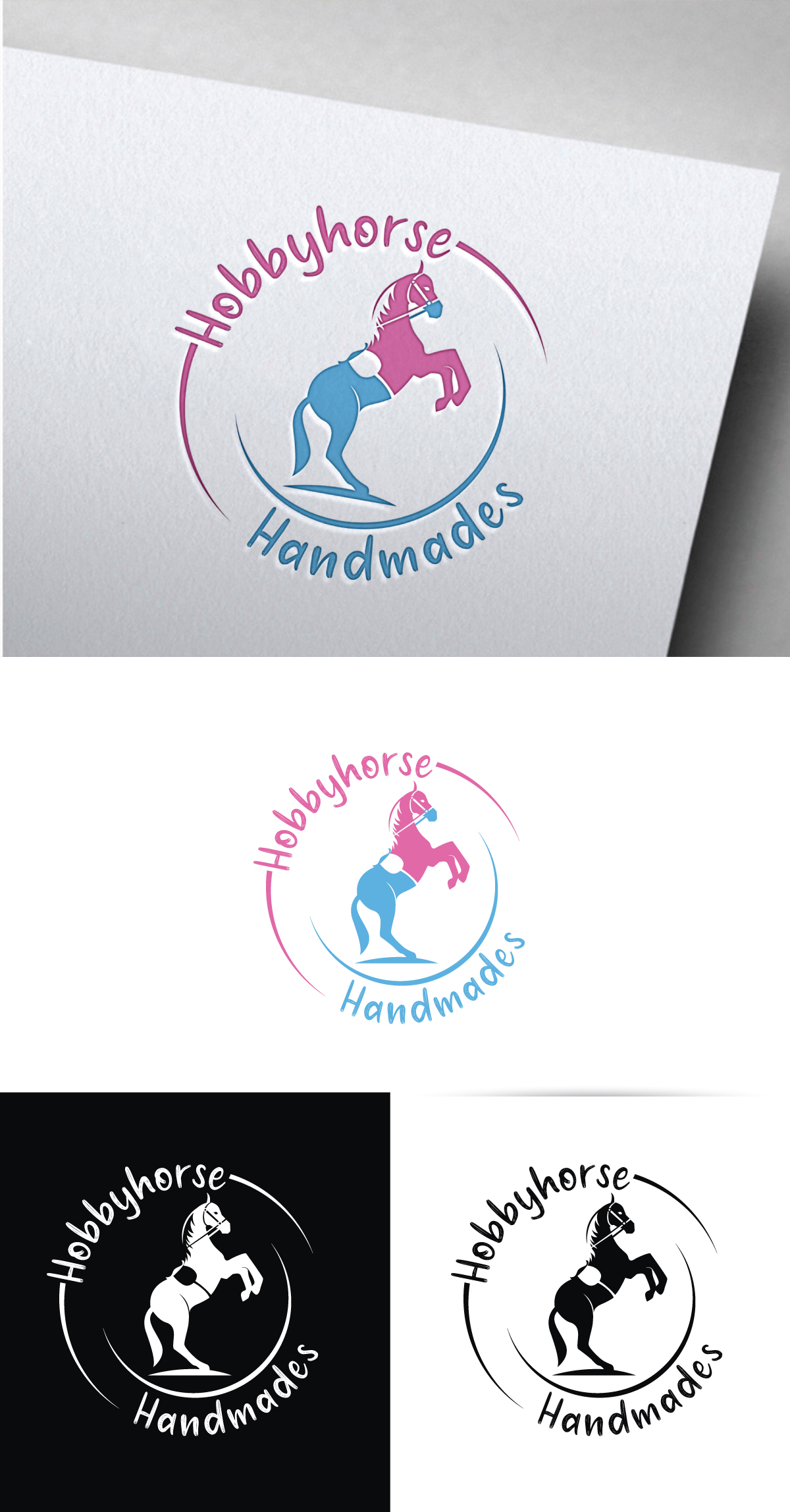 Logo Design by Om Namah Shivay for Hobbyhorse Handmades | Design #30953167