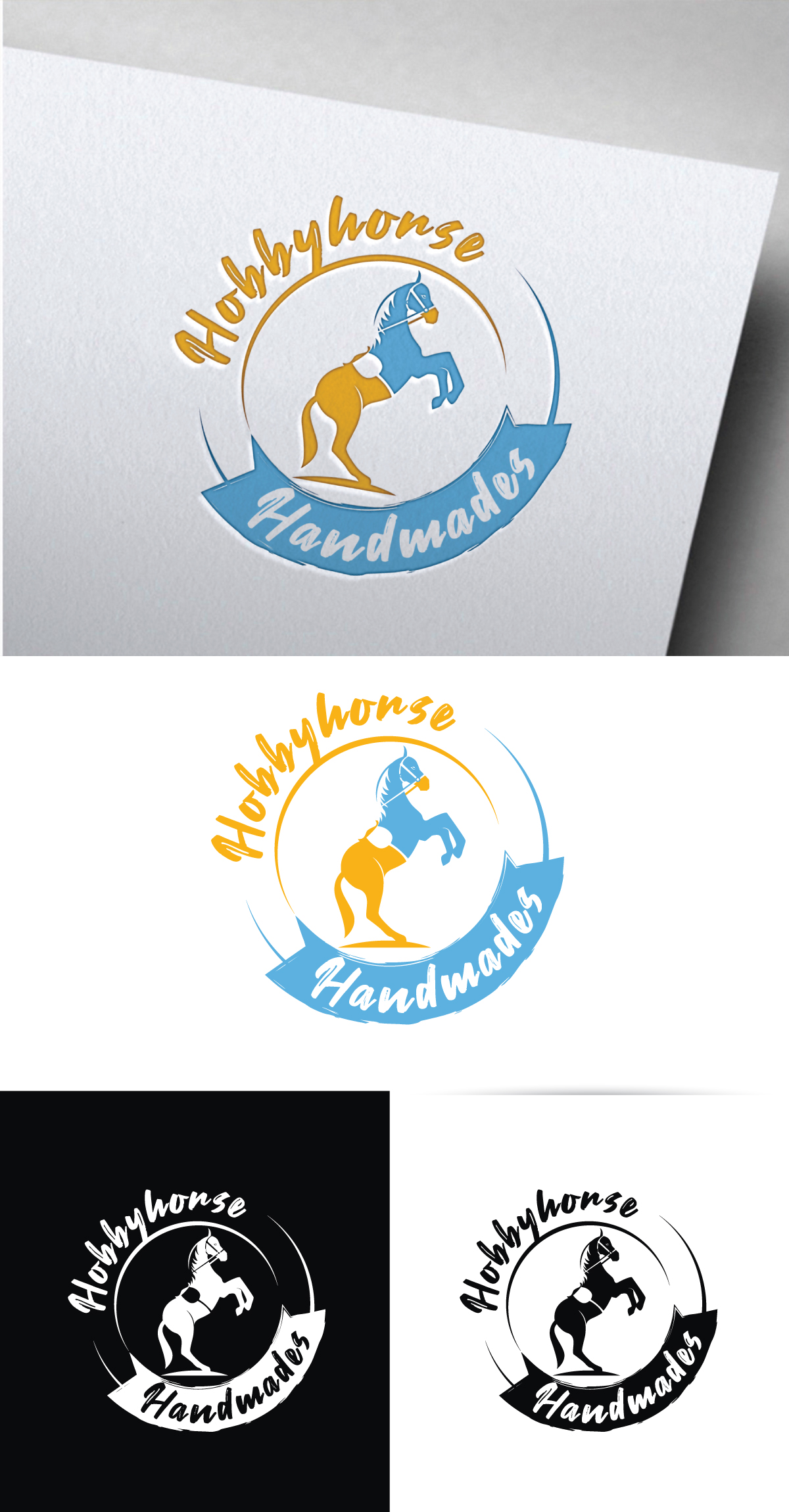Logo Design by Om Namah Shivay for Hobbyhorse Handmades | Design #30953168