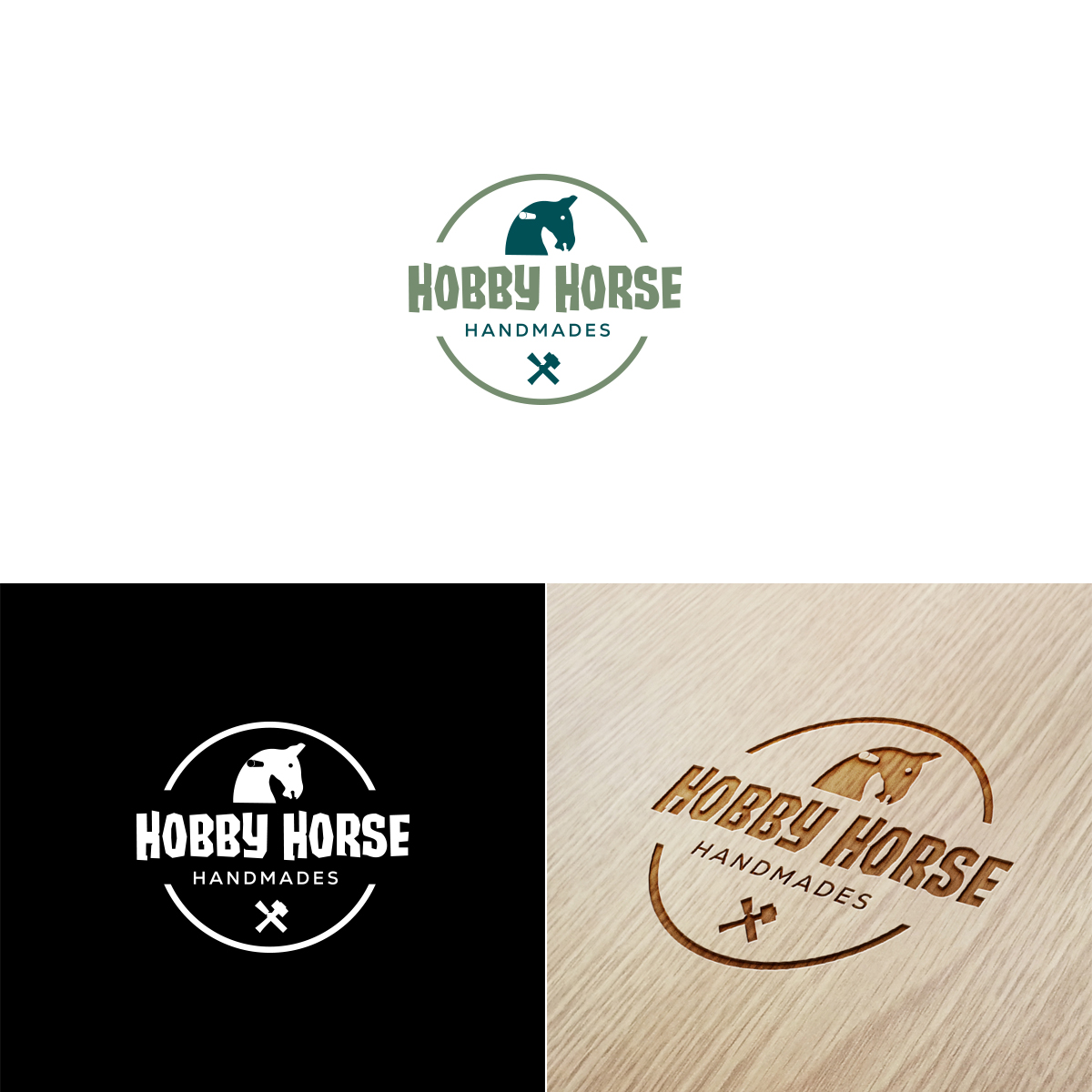 Logo Design by DesignSNW for Hobbyhorse Handmades | Design #30932407