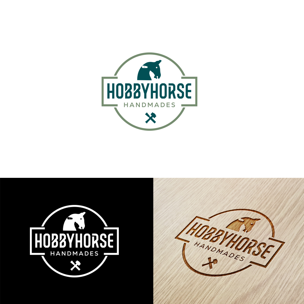 Logo Design by DesignSNW for Hobbyhorse Handmades | Design #30939931