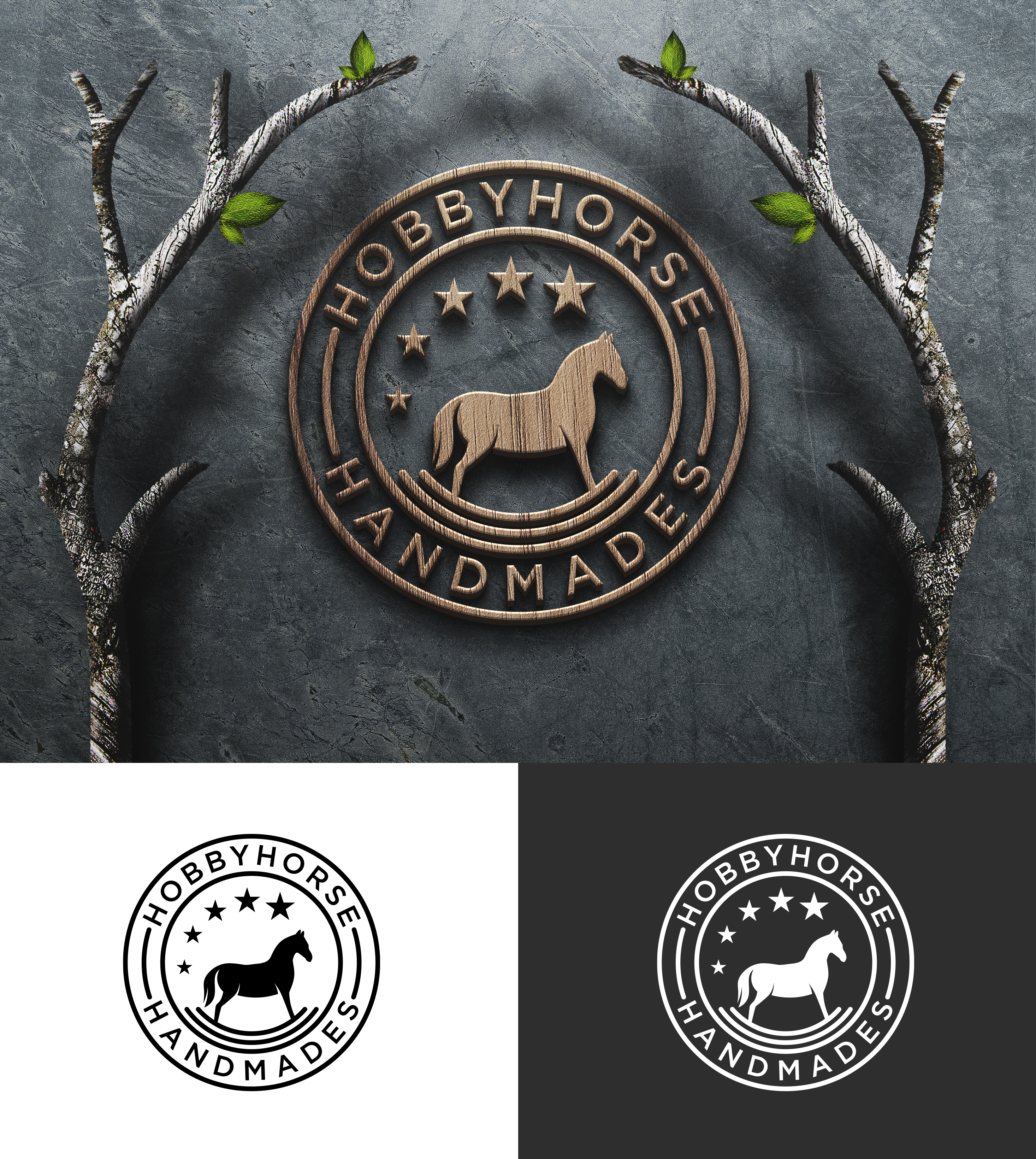 Diseño de Logo por loveqis para Hobbyhorse Handmades | Diseño #30933210